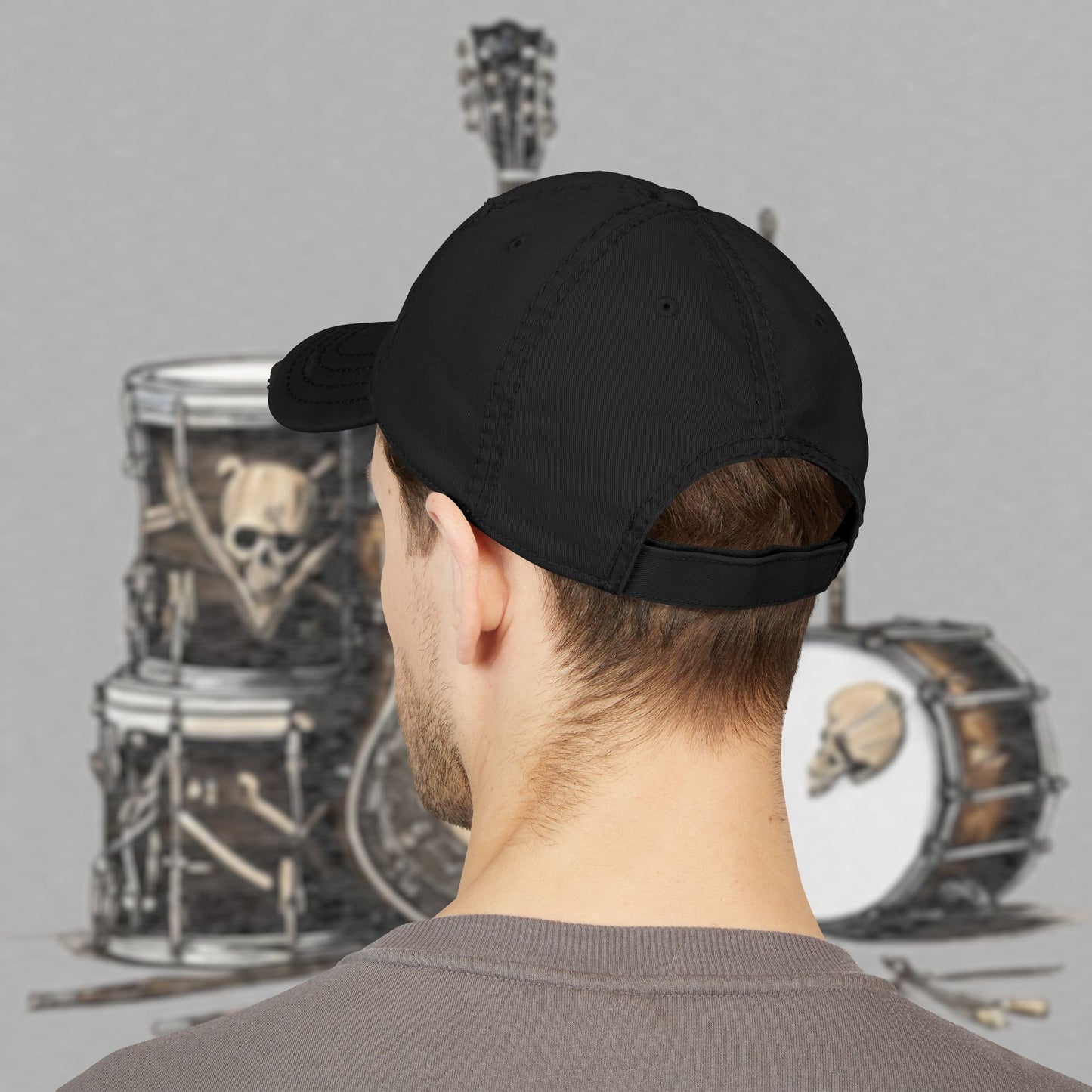 Bad Luk Jo Embroidered Distressed Hat / Cap - FREE ECONOMY SHIPPING