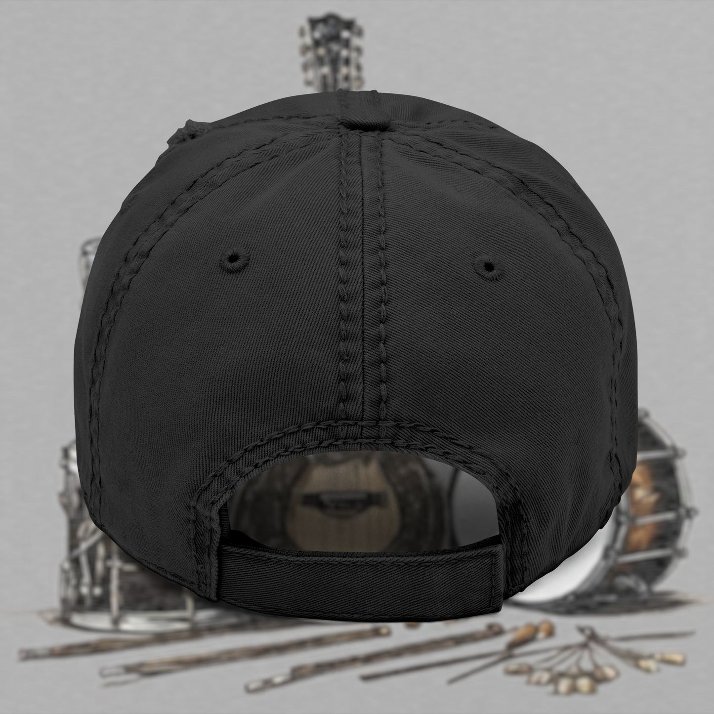 Bad Luk Jo Embroidered Distressed Hat / Cap - FREE ECONOMY SHIPPING