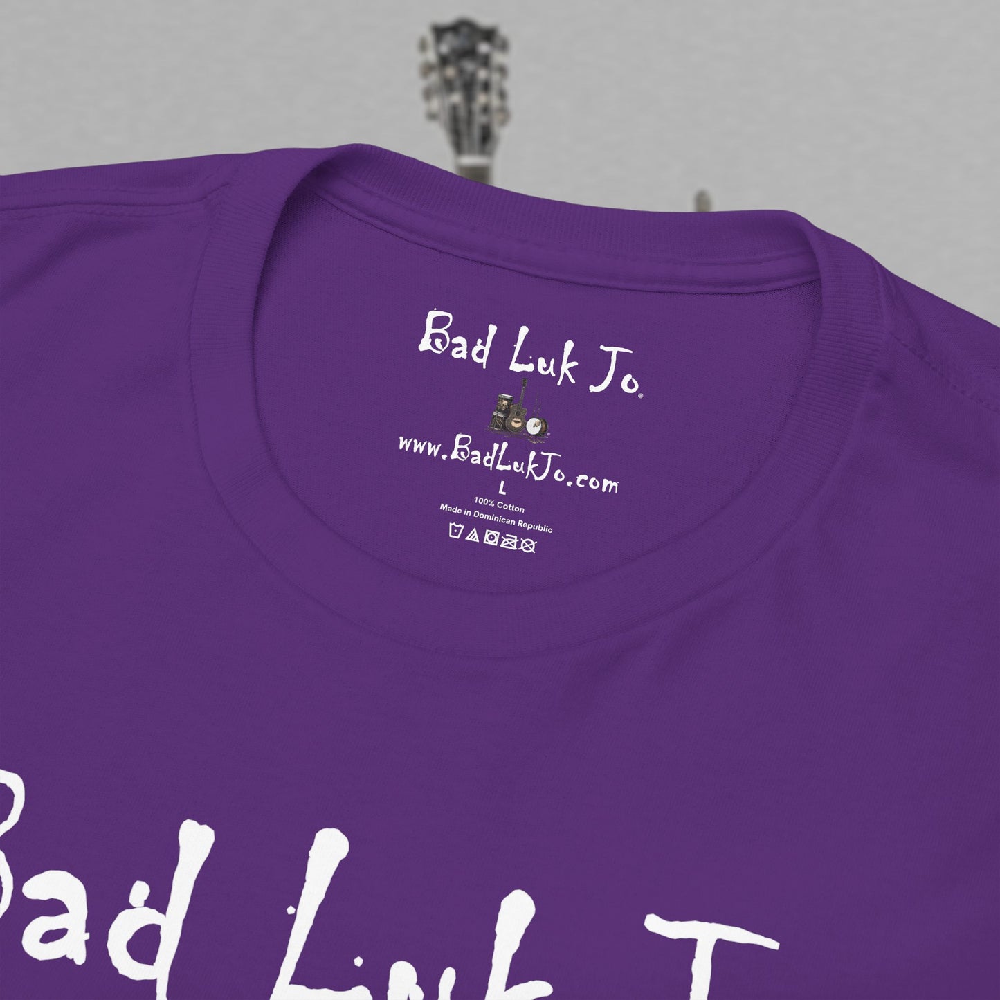 Bad Luk Jo Unisex Heavy Cotton Tee - "There's Good Luk in Every Cup" - Perfect Gift for Coffee Lovers - FREE ECONOMY SHIPPING
