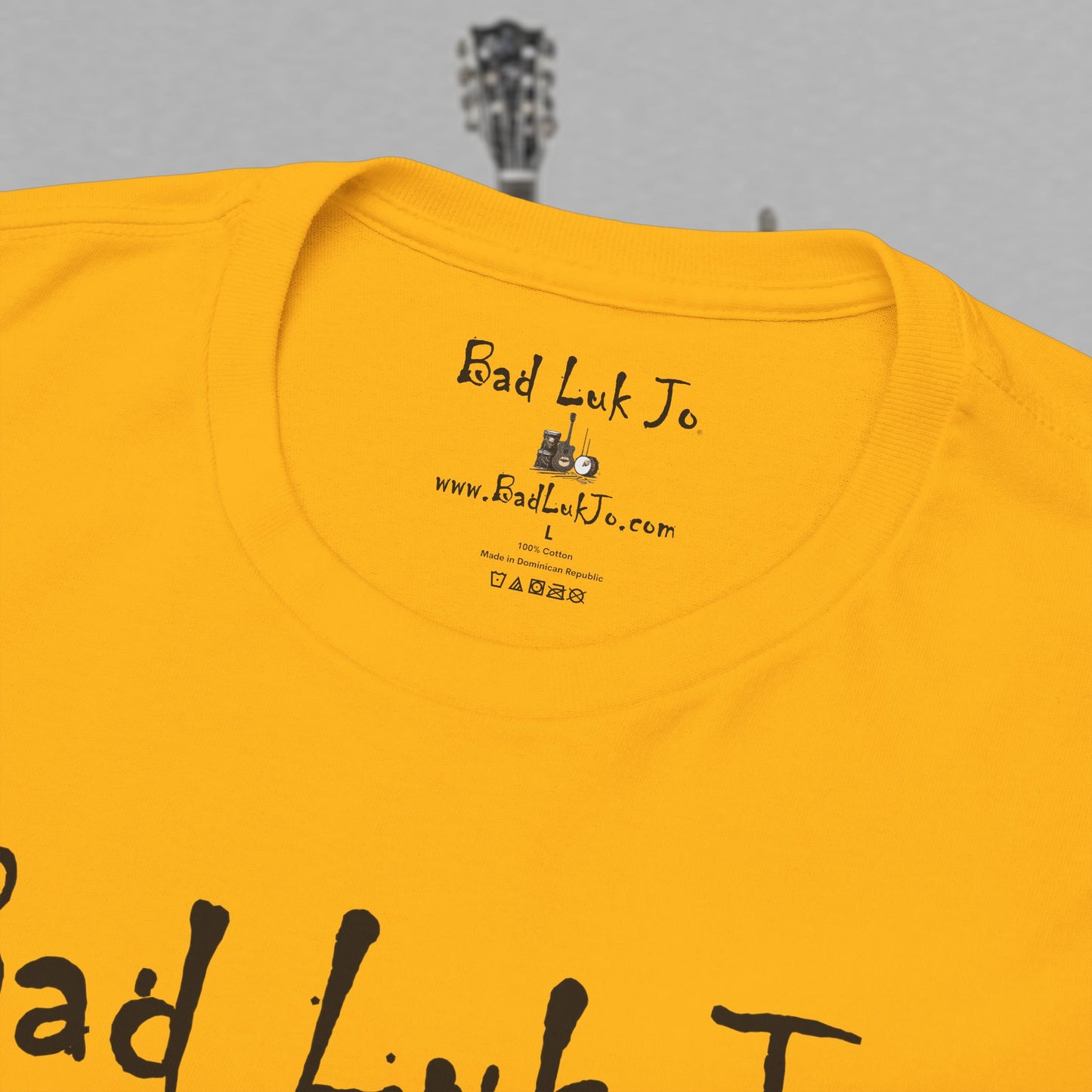 Bad Luk Jo Unisex Heavy Cotton Tee - Perfect Gift for Music Lovers - FREE ECONOMY SHIPPING