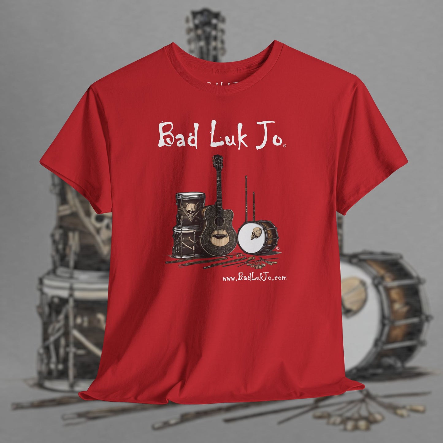 Bad Luk Jo Unisex Heavy Cotton Tee - Perfect Gift for Music Lovers - FREE ECONOMY SHIPPING