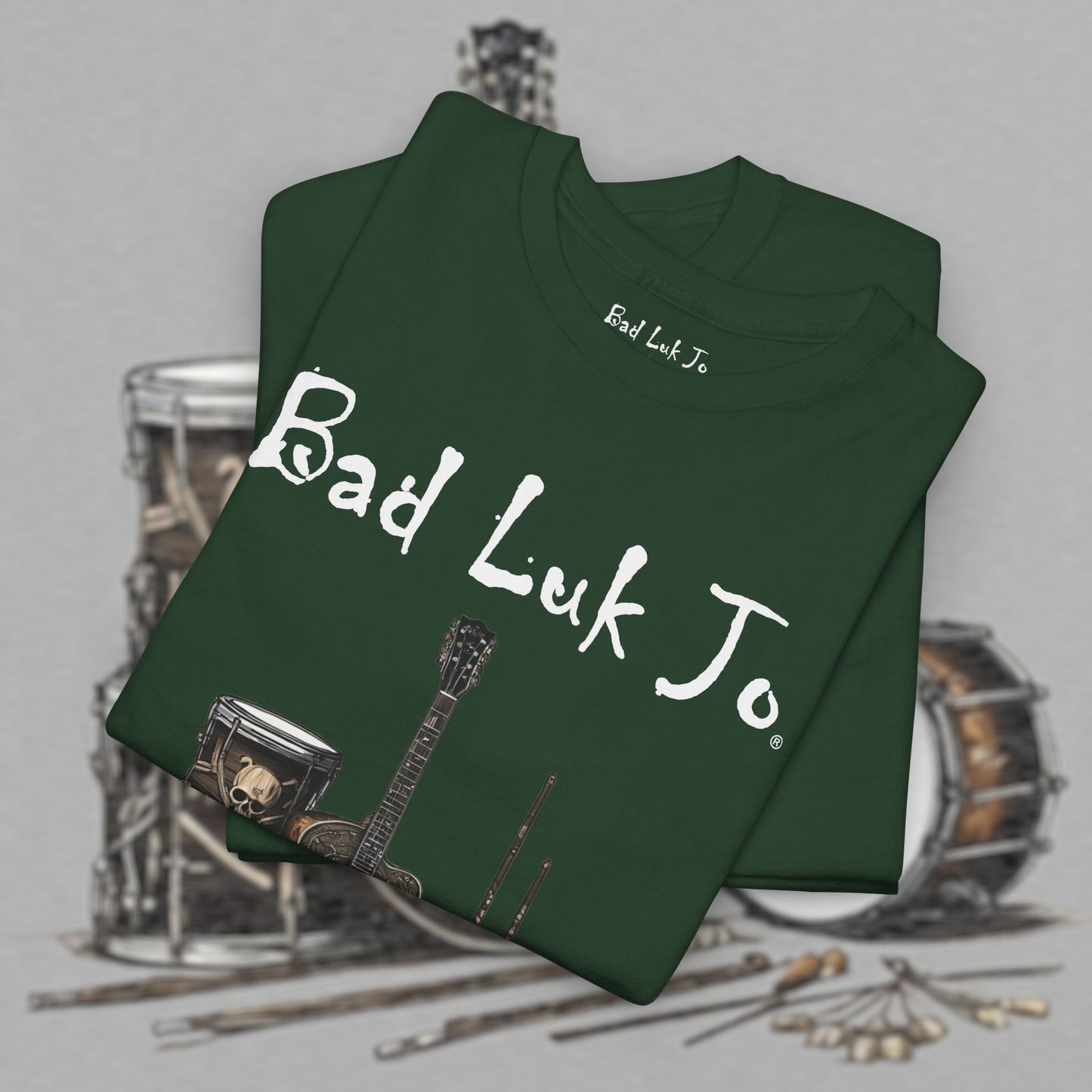 Bad Luk Jo Unisex Heavy Cotton Tee - Perfect Gift for Music Lovers - FREE ECONOMY SHIPPING