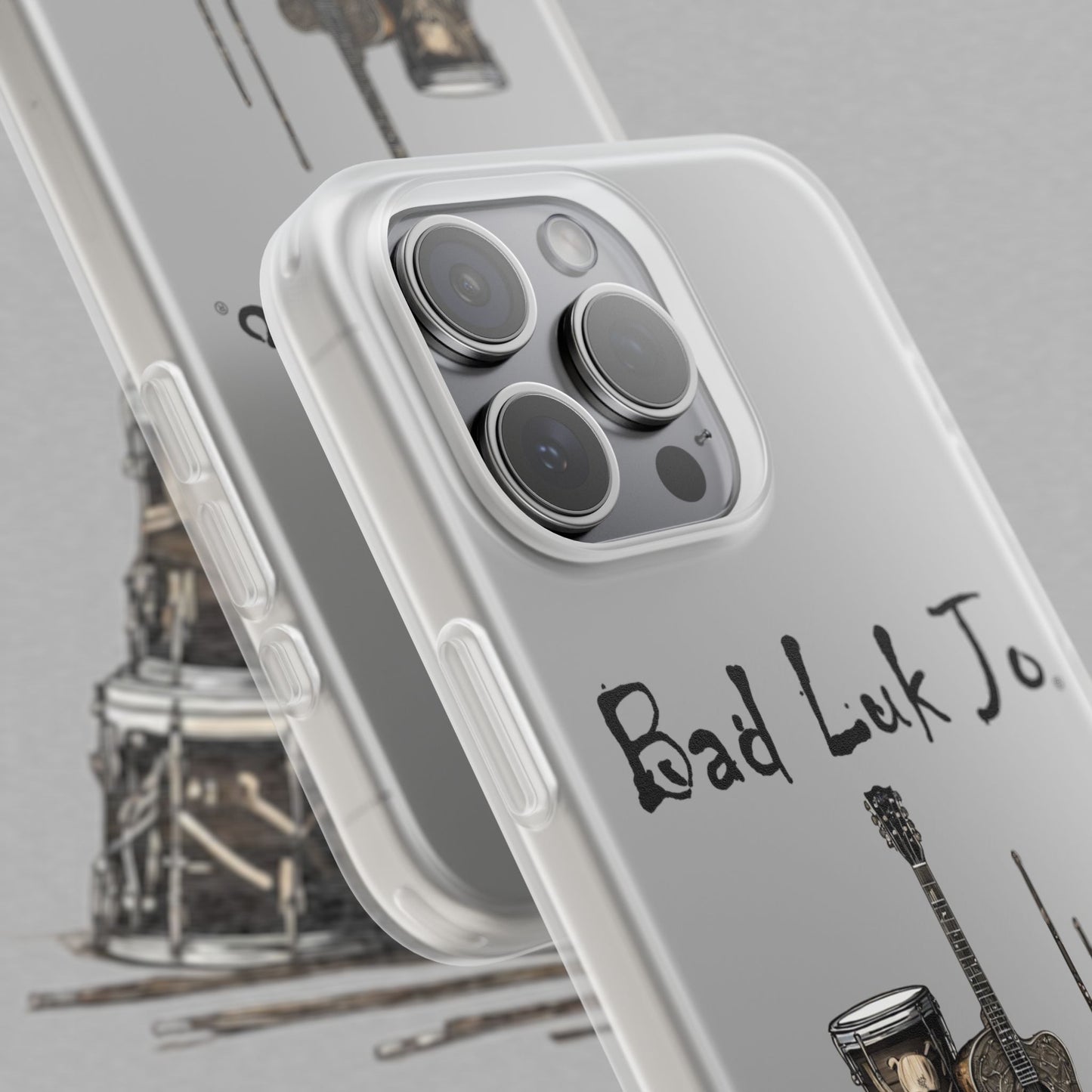 Bad Luk Jo iPhone Flexi Case - Perfect for Music Lovers! - FREE ECONOMY SHIPPING