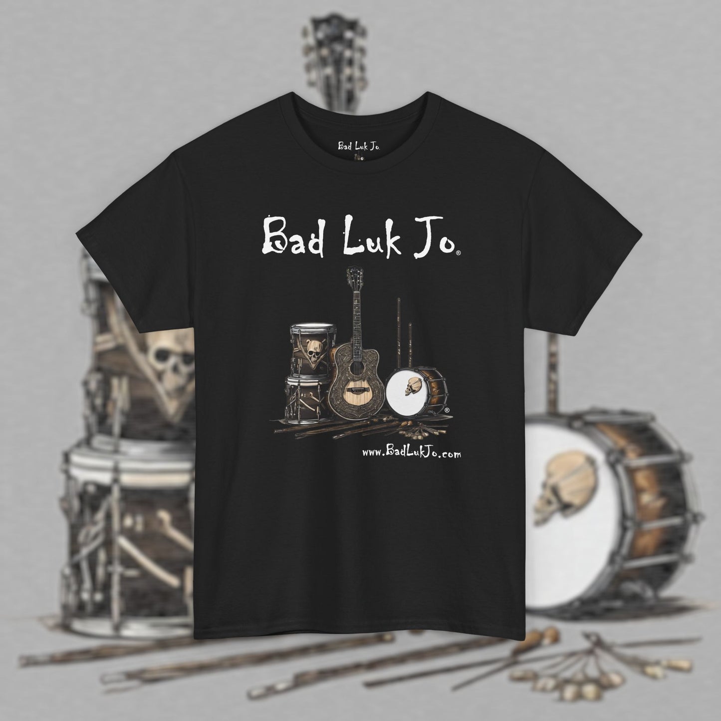 Bad Luk Jo Unisex Heavy Cotton Tee - Perfect Gift for Music Lovers - FREE ECONOMY SHIPPING