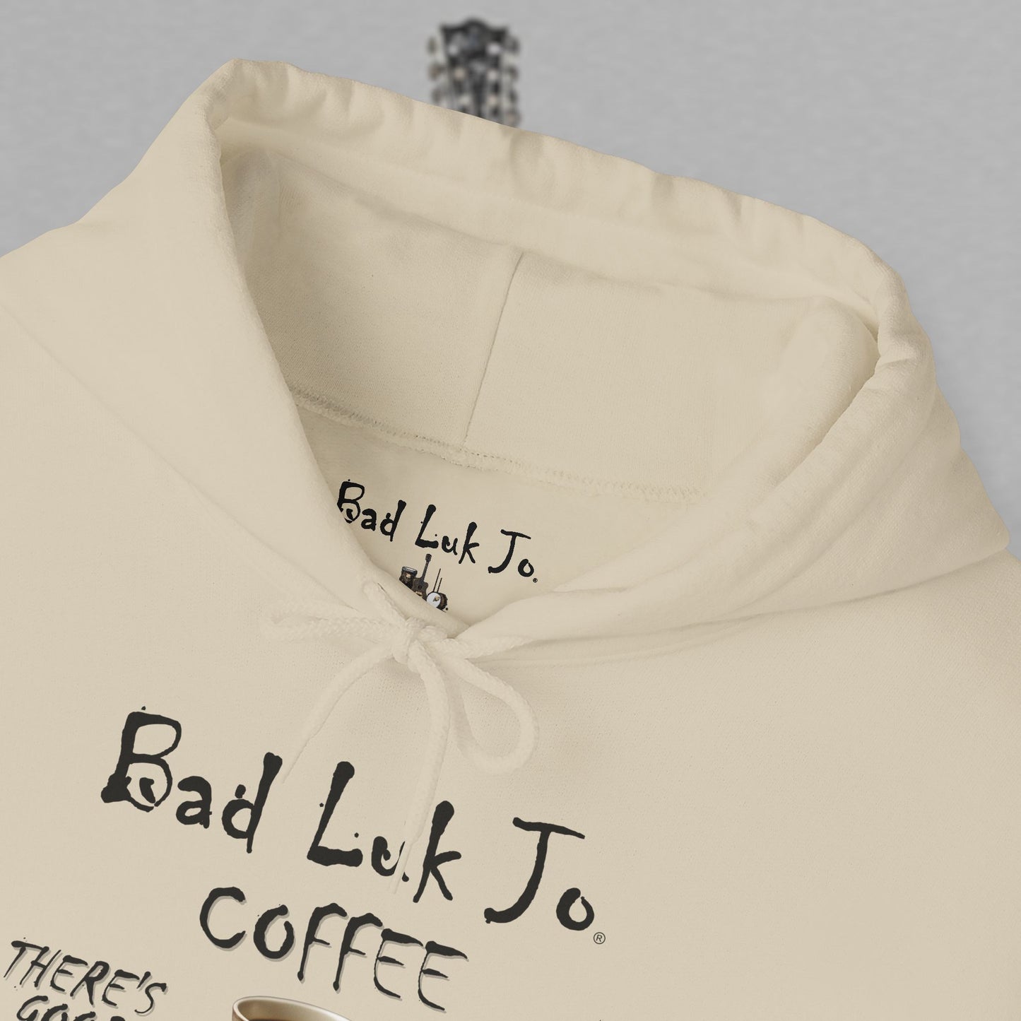 Bad Luk Jo Coffee Hoodie — Coffee Cup Sweatshirt - FREE ECONOMY SHIPPING