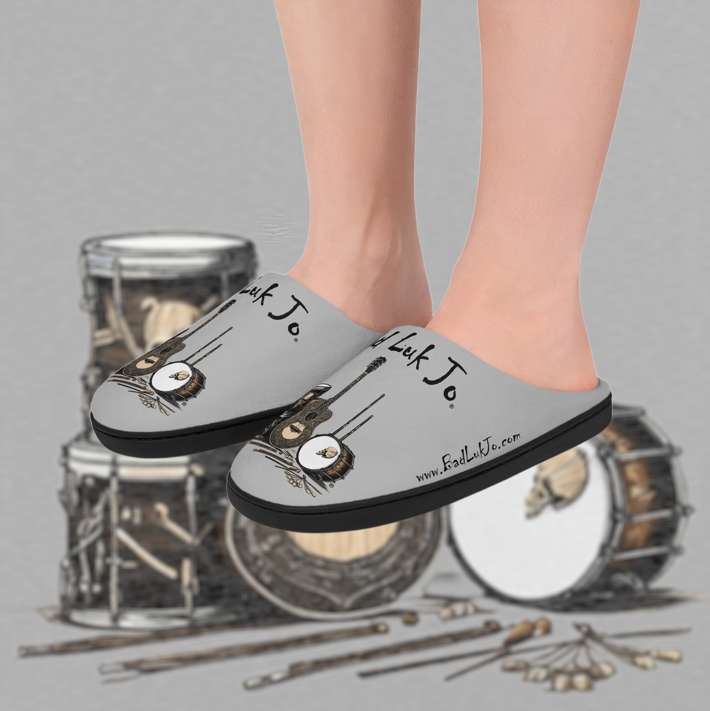 Bad Luk Jo Cozy Women's Indoor Slippers - FREE STANDARD SHIPPING