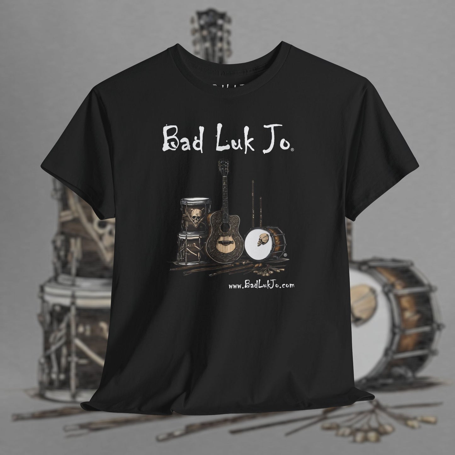Bad Luk Jo Unisex Heavy Cotton Tee - Perfect Gift for Music Lovers - FREE ECONOMY SHIPPING