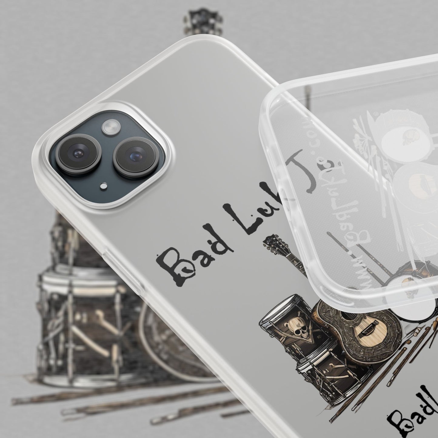 Bad Luk Jo iPhone Flexi Case - Perfect for Music Lovers! - FREE ECONOMY SHIPPING