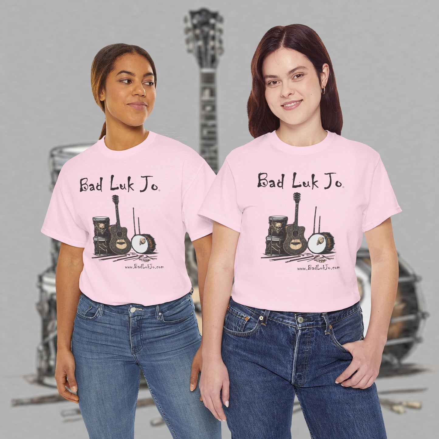 Bad Luk Jo Unisex Heavy Cotton Tee - Perfect Gift for Music Lovers - FREE ECONOMY SHIPPING