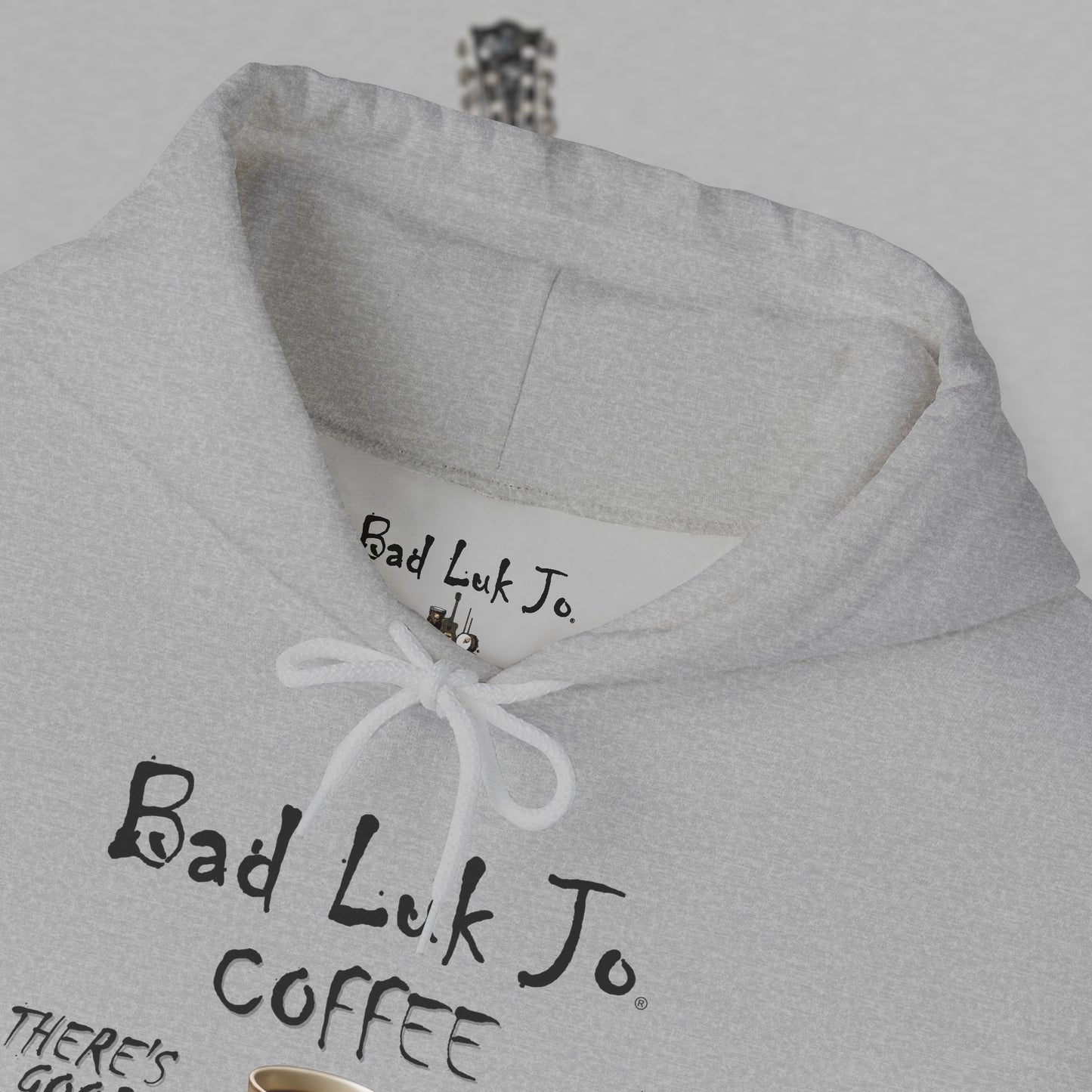 Bad Luk Jo Coffee Hoodie — Coffee Cup Sweatshirt - FREE ECONOMY SHIPPING