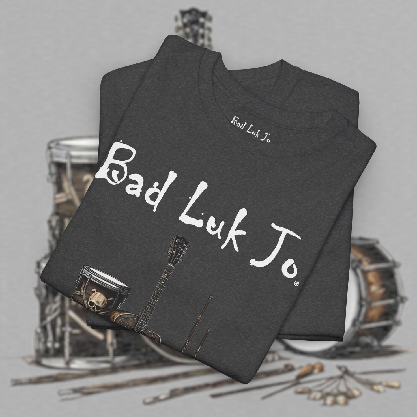 Bad Luk Jo Unisex Heavy Cotton Tee - Perfect Gift for Music Lovers - FREE ECONOMY SHIPPING
