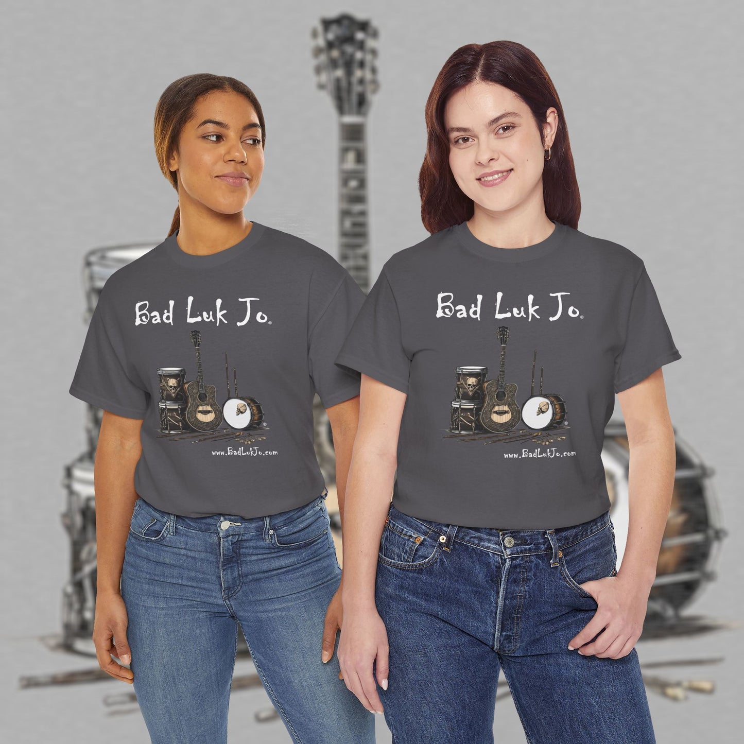Bad Luk Jo Unisex Heavy Cotton Tee - Perfect Gift for Music Lovers - FREE ECONOMY SHIPPING