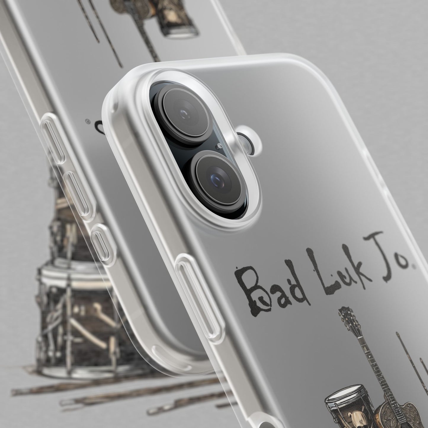 Bad Luk Jo iPhone Flexi Case - Perfect for Music Lovers! - FREE ECONOMY SHIPPING