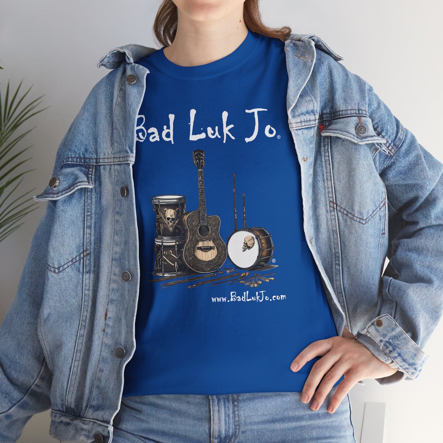 Bad Luk Jo Unisex Heavy Cotton Tee - Perfect Gift for Music Lovers - FREE ECONOMY SHIPPING