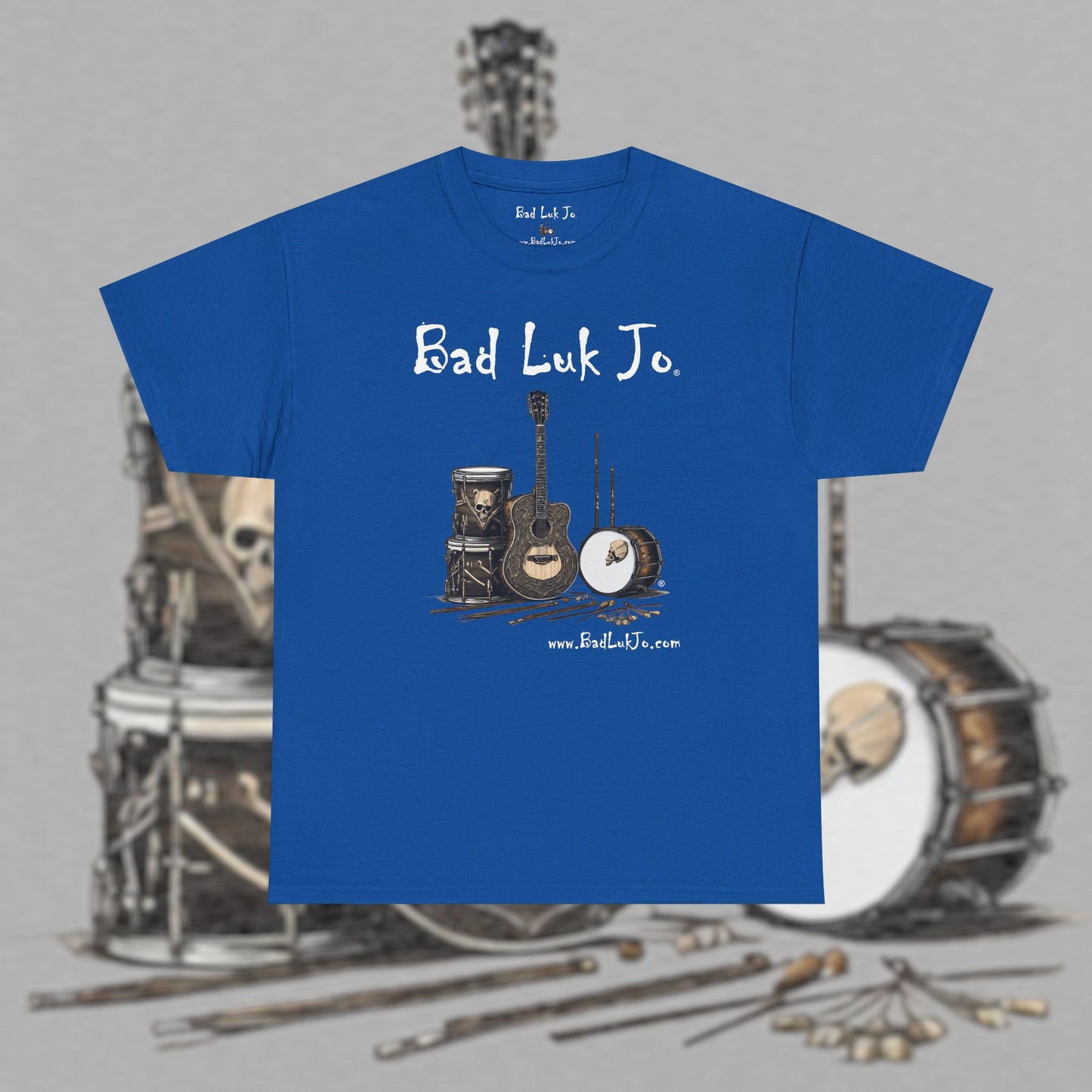 Bad Luk Jo Unisex Heavy Cotton Tee - Perfect Gift for Music Lovers - FREE ECONOMY SHIPPING