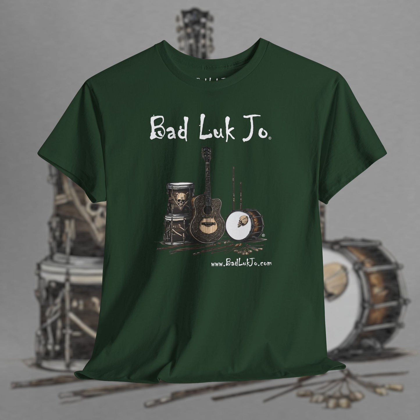 Bad Luk Jo Unisex Heavy Cotton Tee - Perfect Gift for Music Lovers - FREE ECONOMY SHIPPING