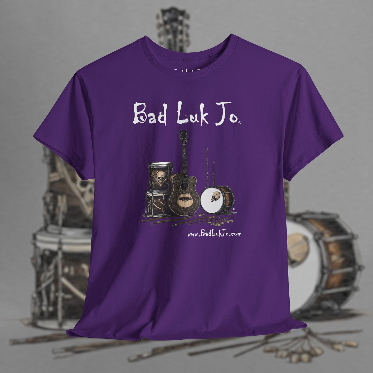 Bad Luk Jo Unisex Heavy Cotton Tee - Perfect Gift for Music Lovers - FREE ECONOMY SHIPPING