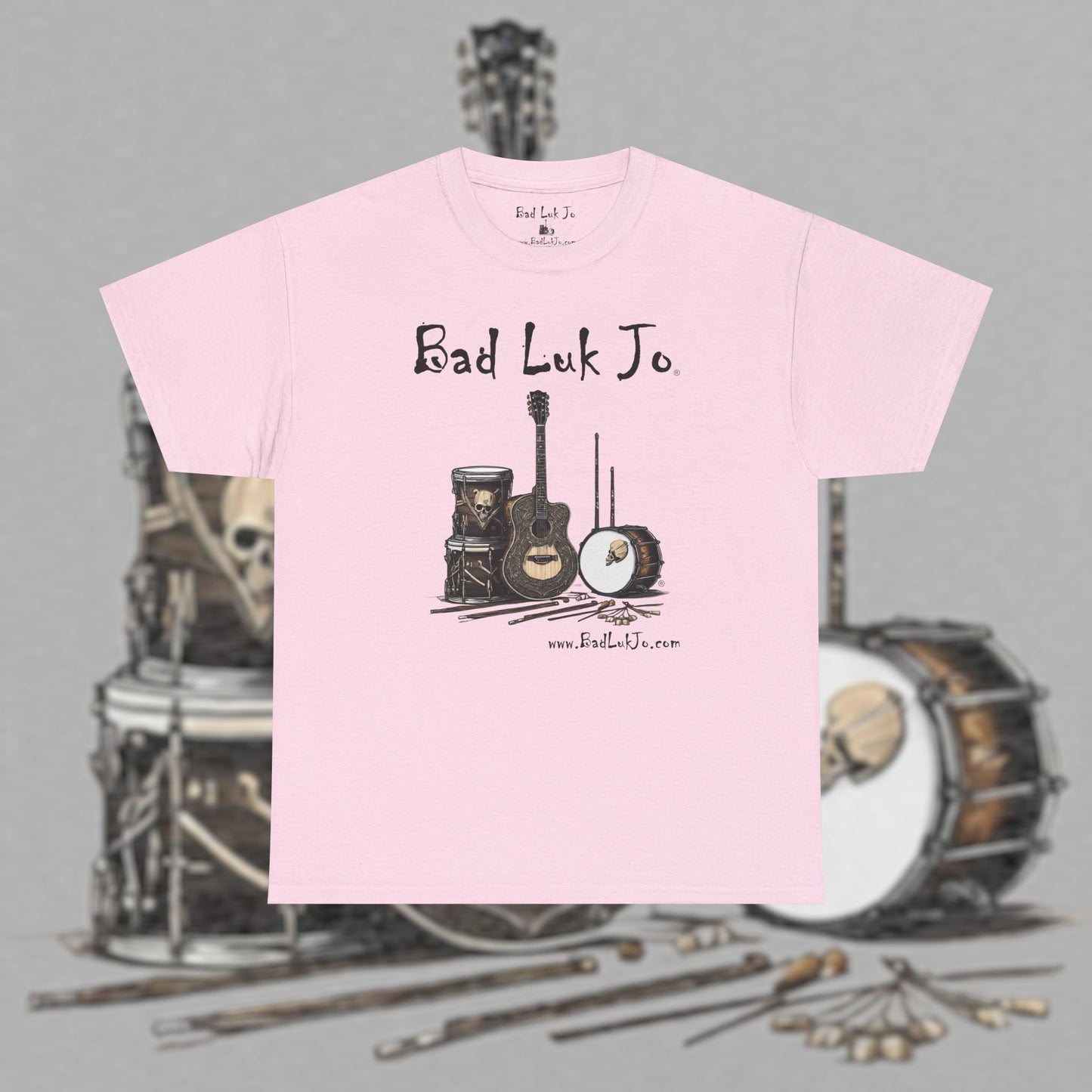 Bad Luk Jo Unisex Heavy Cotton Tee - Perfect Gift for Music Lovers - FREE ECONOMY SHIPPING