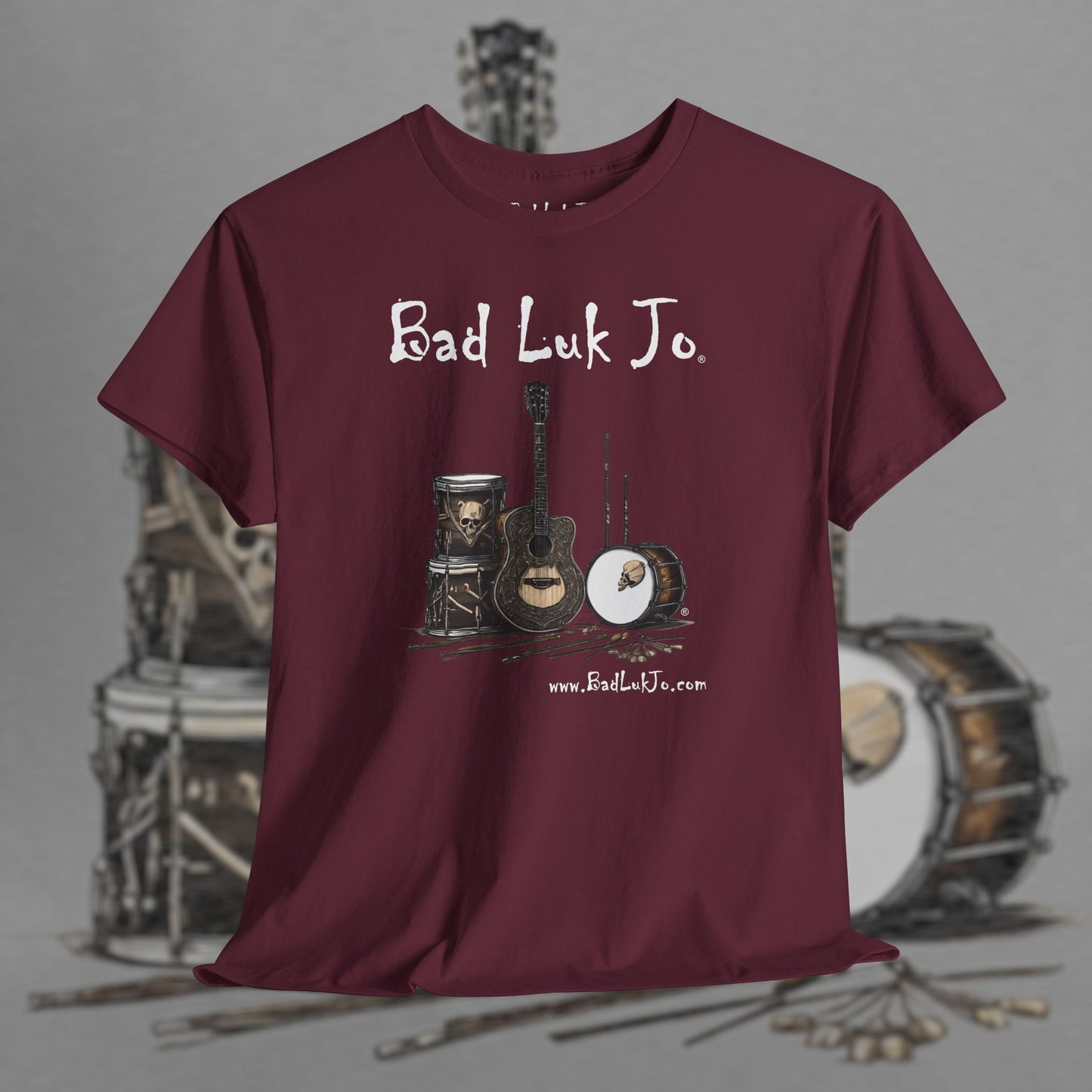 Bad Luk Jo Unisex Heavy Cotton Tee - Perfect Gift for Music Lovers - FREE ECONOMY SHIPPING