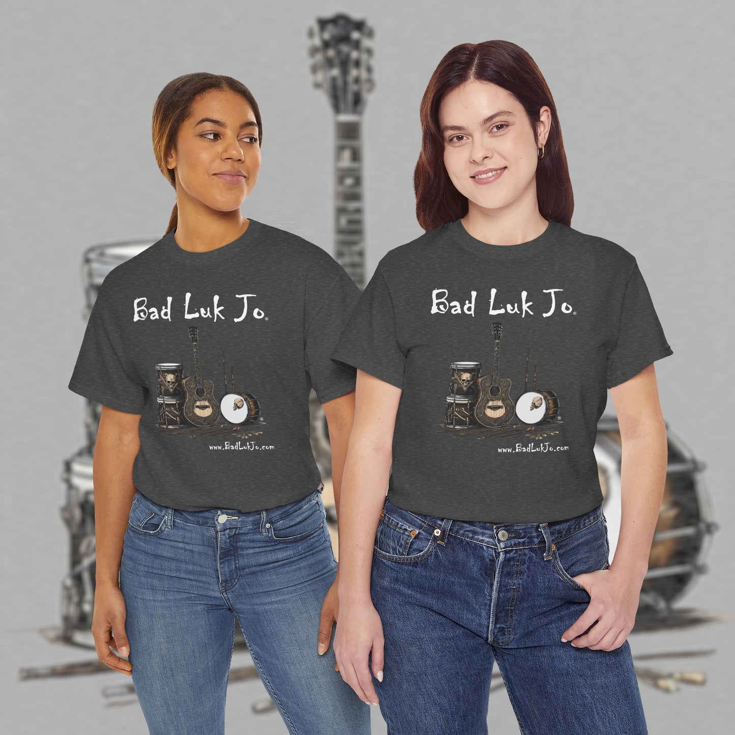 Bad Luk Jo Unisex Heavy Cotton Tee - Perfect Gift for Music Lovers - FREE ECONOMY SHIPPING