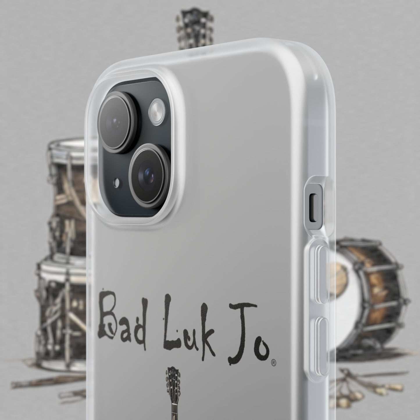 Bad Luk Jo iPhone Flexi Case - Perfect for Music Lovers! - FREE ECONOMY SHIPPING