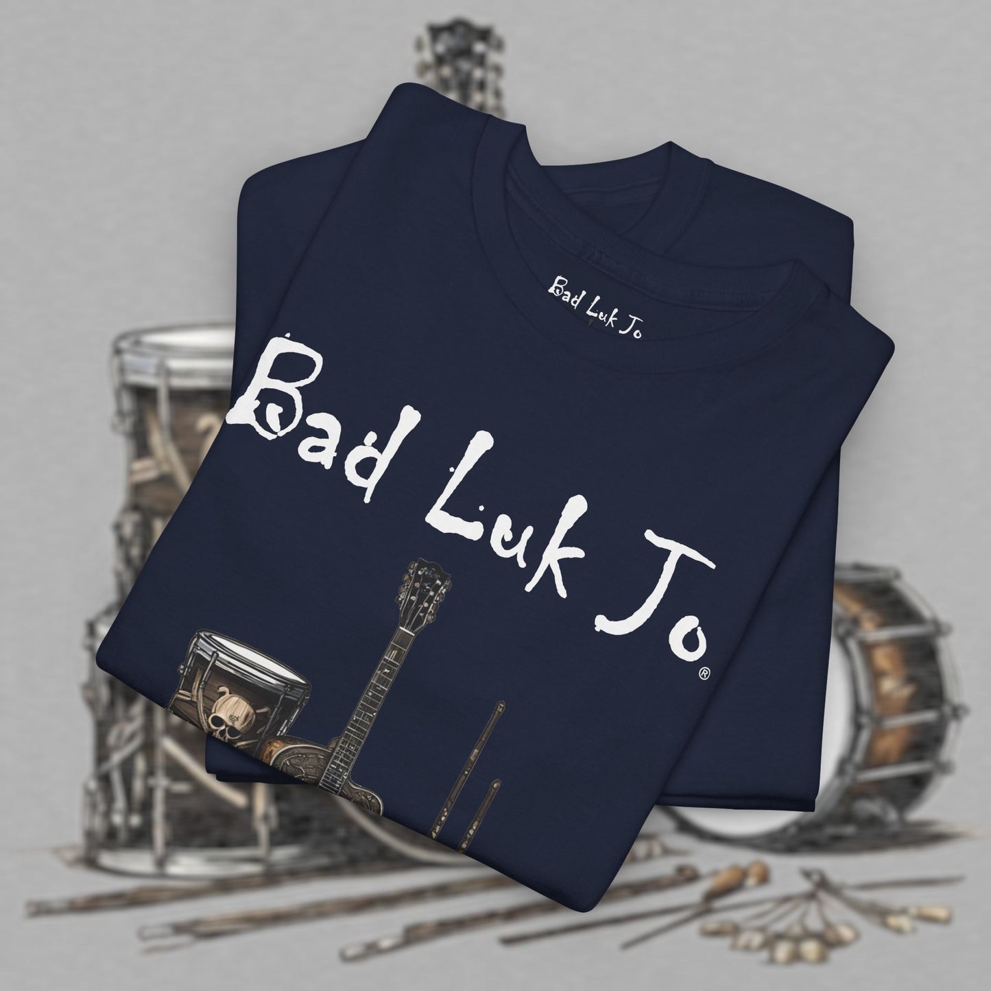 Bad Luk Jo Unisex Heavy Cotton Tee - Perfect Gift for Music Lovers - FREE ECONOMY SHIPPING