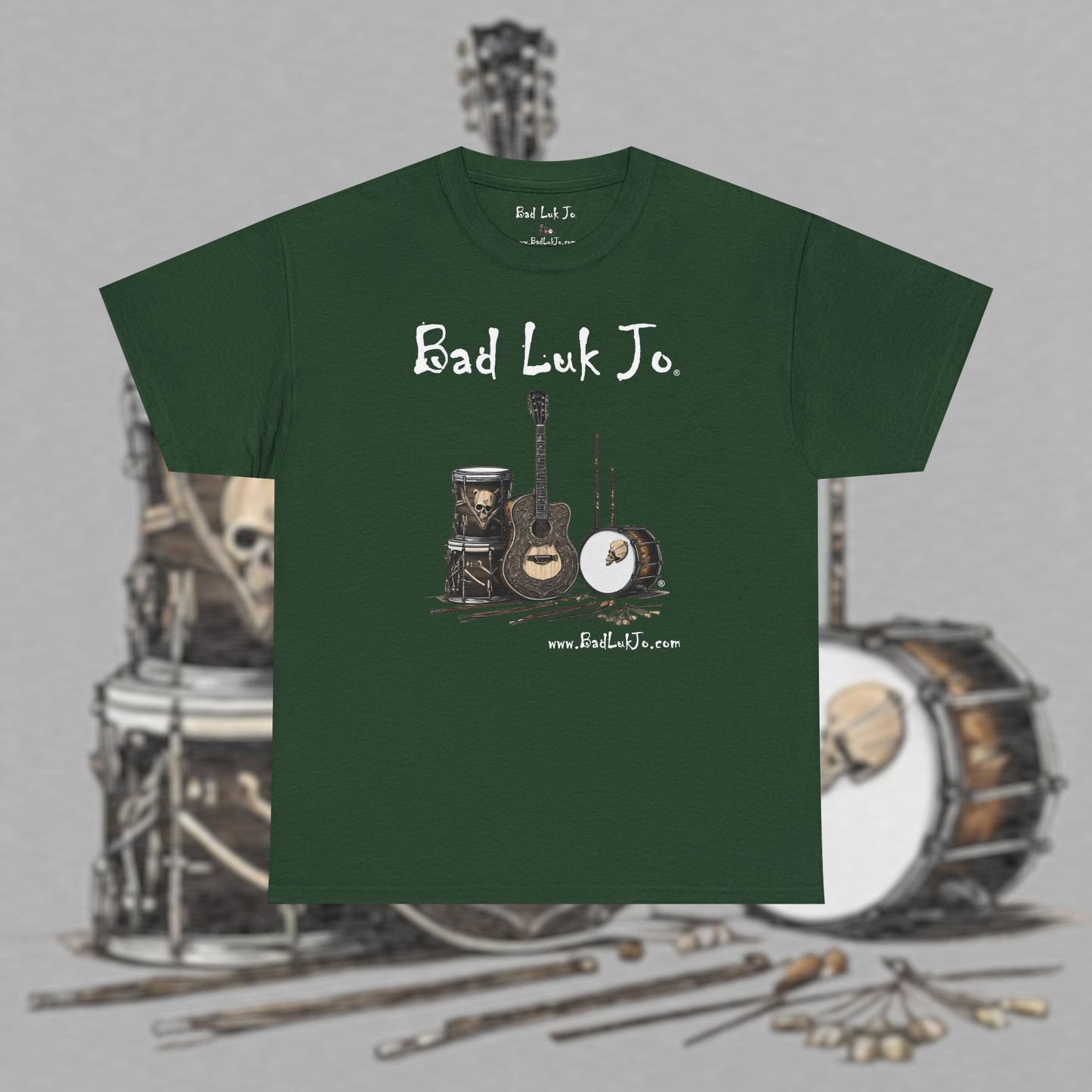 Bad Luk Jo Unisex Heavy Cotton Tee - Perfect Gift for Music Lovers - FREE ECONOMY SHIPPING