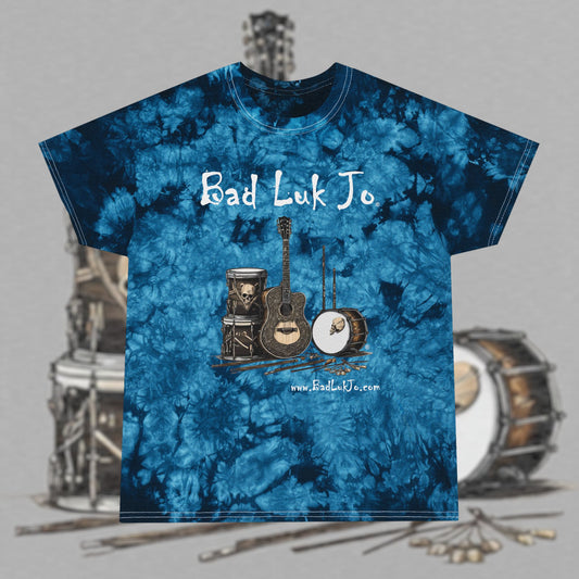 **SPECIAL EDITION** Bad Luk Jo Tie-Dye Tee - Music Lover's Shirt - FREE ECONOMY SHIPPING