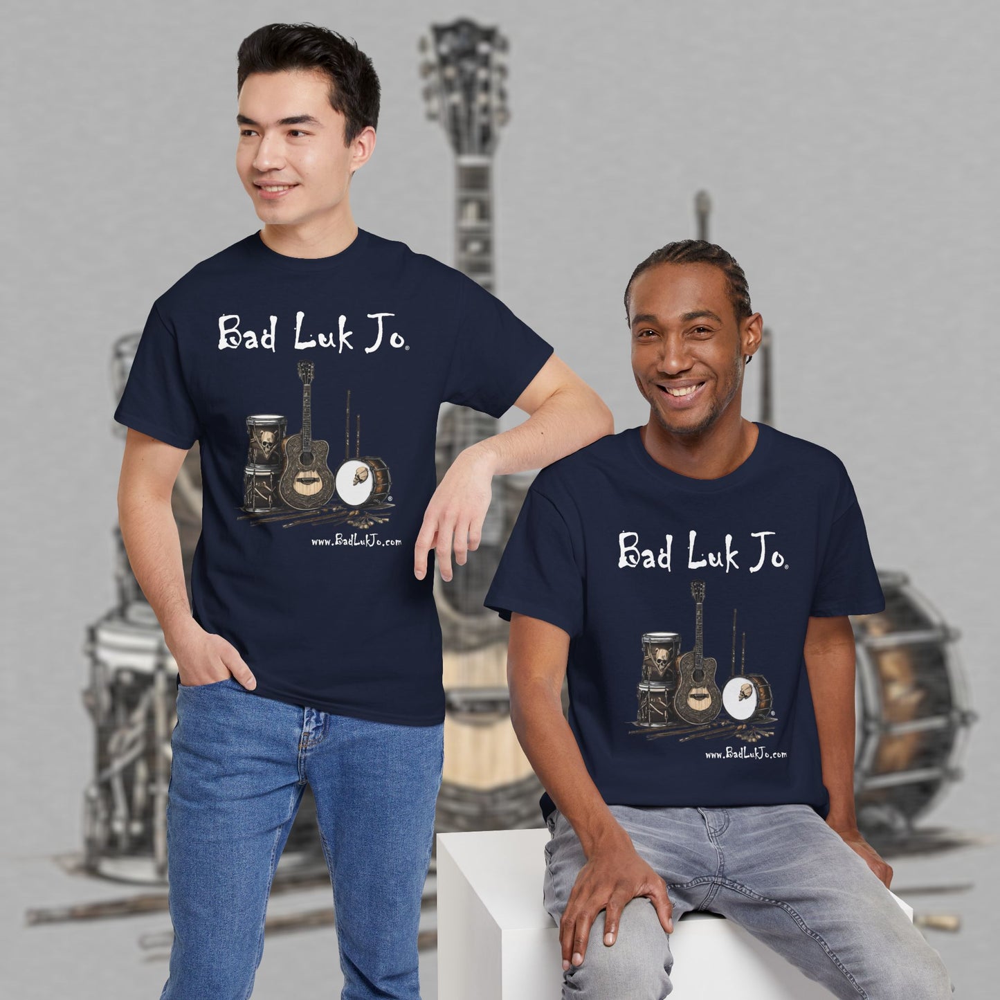 Bad Luk Jo Unisex Heavy Cotton Tee - Perfect Gift for Music Lovers - FREE ECONOMY SHIPPING