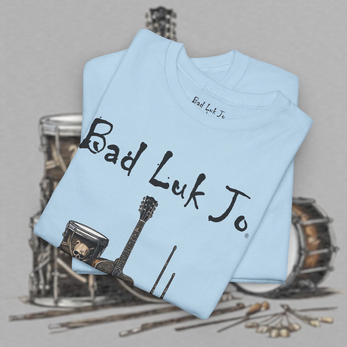 Bad Luk Jo Unisex Heavy Cotton Tee - Perfect Gift for Music Lovers - FREE ECONOMY SHIPPING