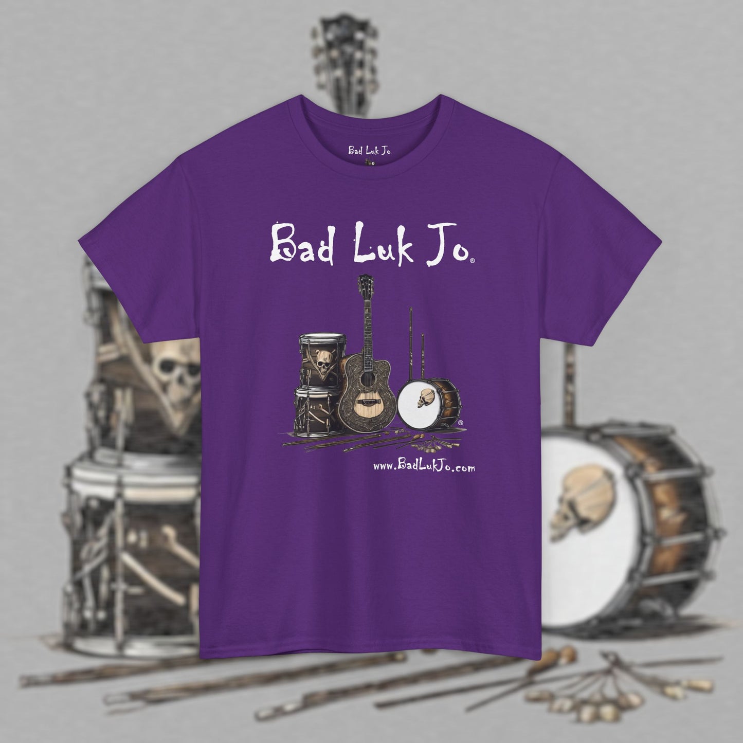 Bad Luk Jo Unisex Heavy Cotton Tee - Perfect Gift for Music Lovers - FREE ECONOMY SHIPPING