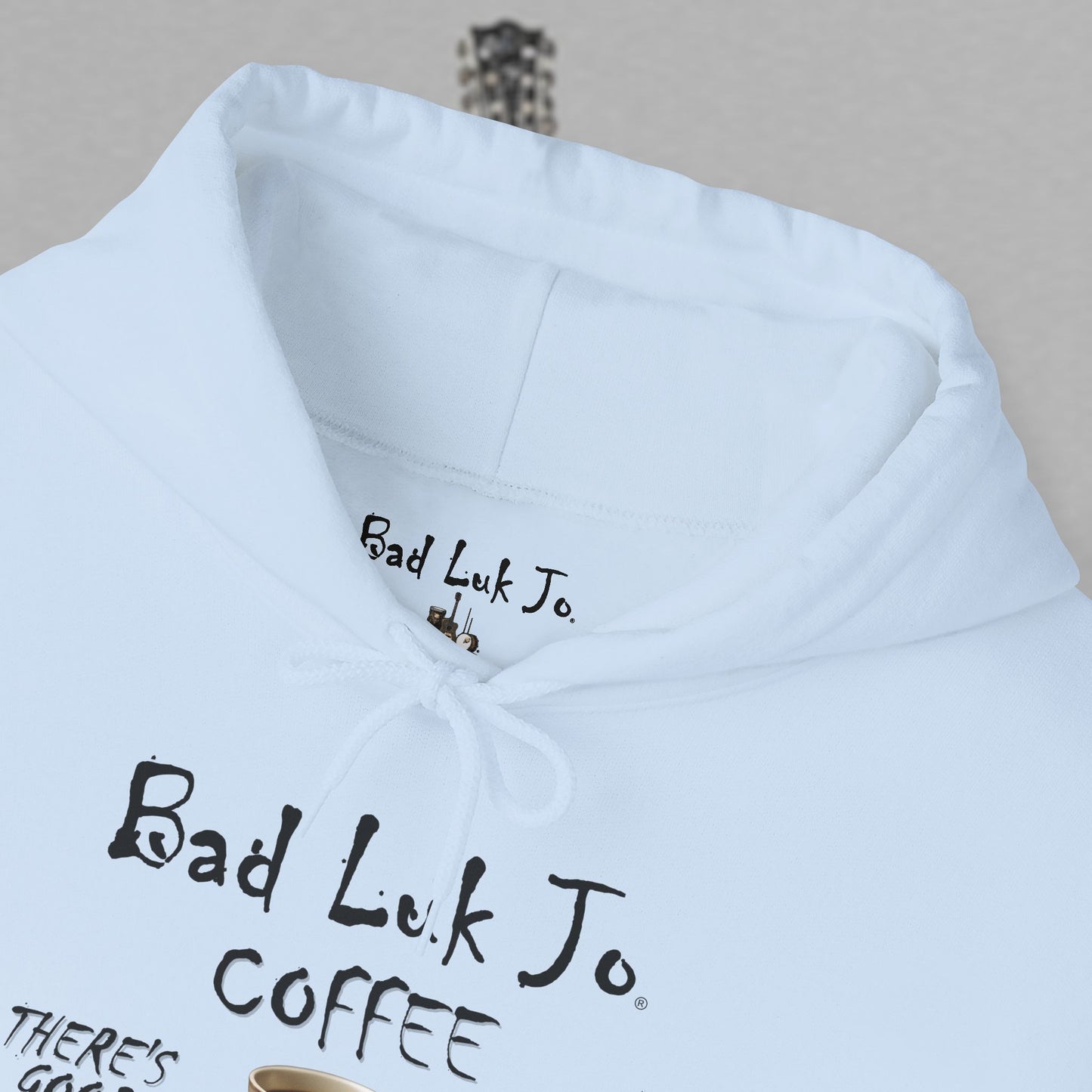 Bad Luk Jo Coffee Hoodie — Coffee Cup Sweatshirt - FREE ECONOMY SHIPPING