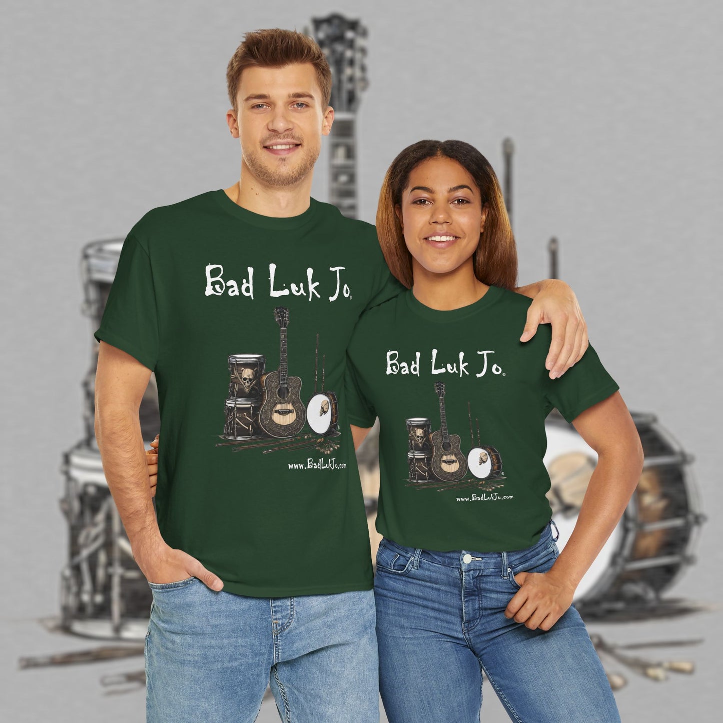 Bad Luk Jo Unisex Heavy Cotton Tee - Perfect Gift for Music Lovers - FREE ECONOMY SHIPPING