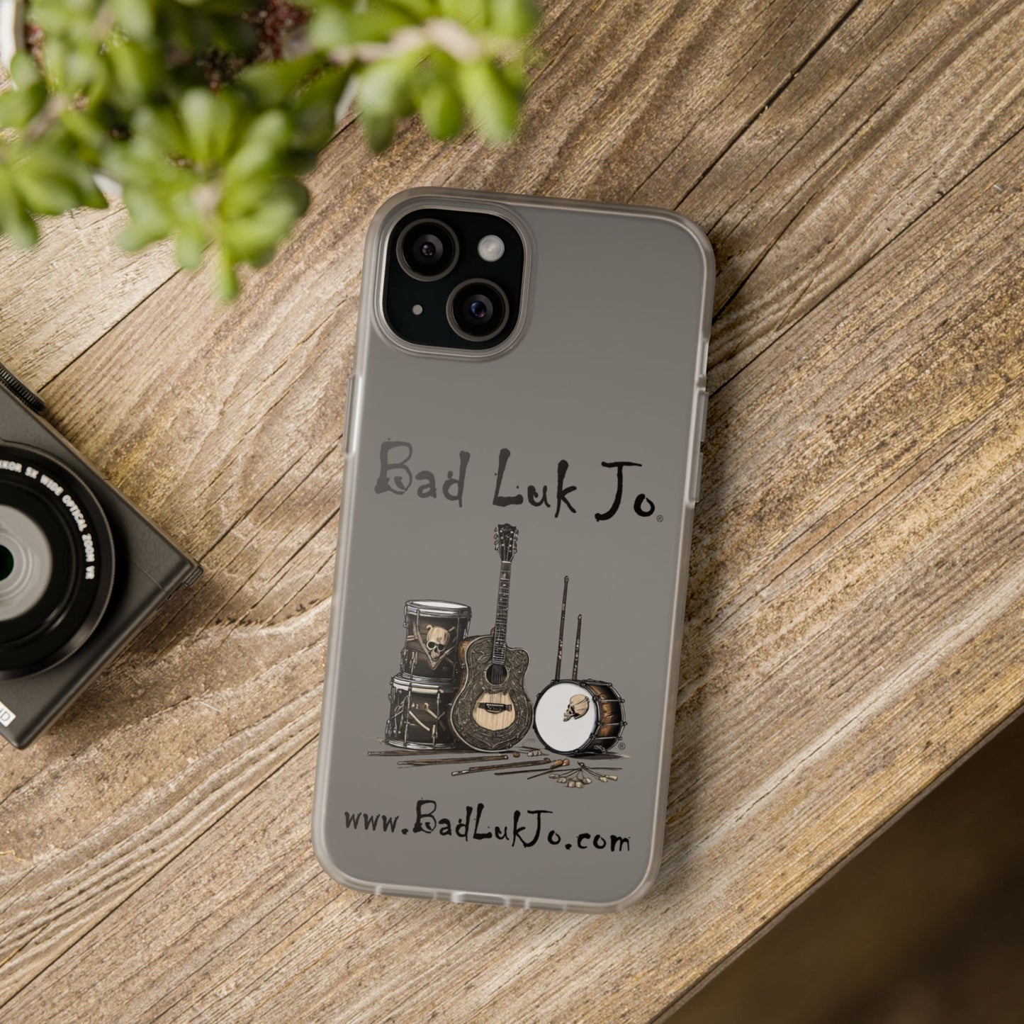 Bad Luk Jo iPhone Flexi Case - Perfect for Music Lovers! - FREE ECONOMY SHIPPING