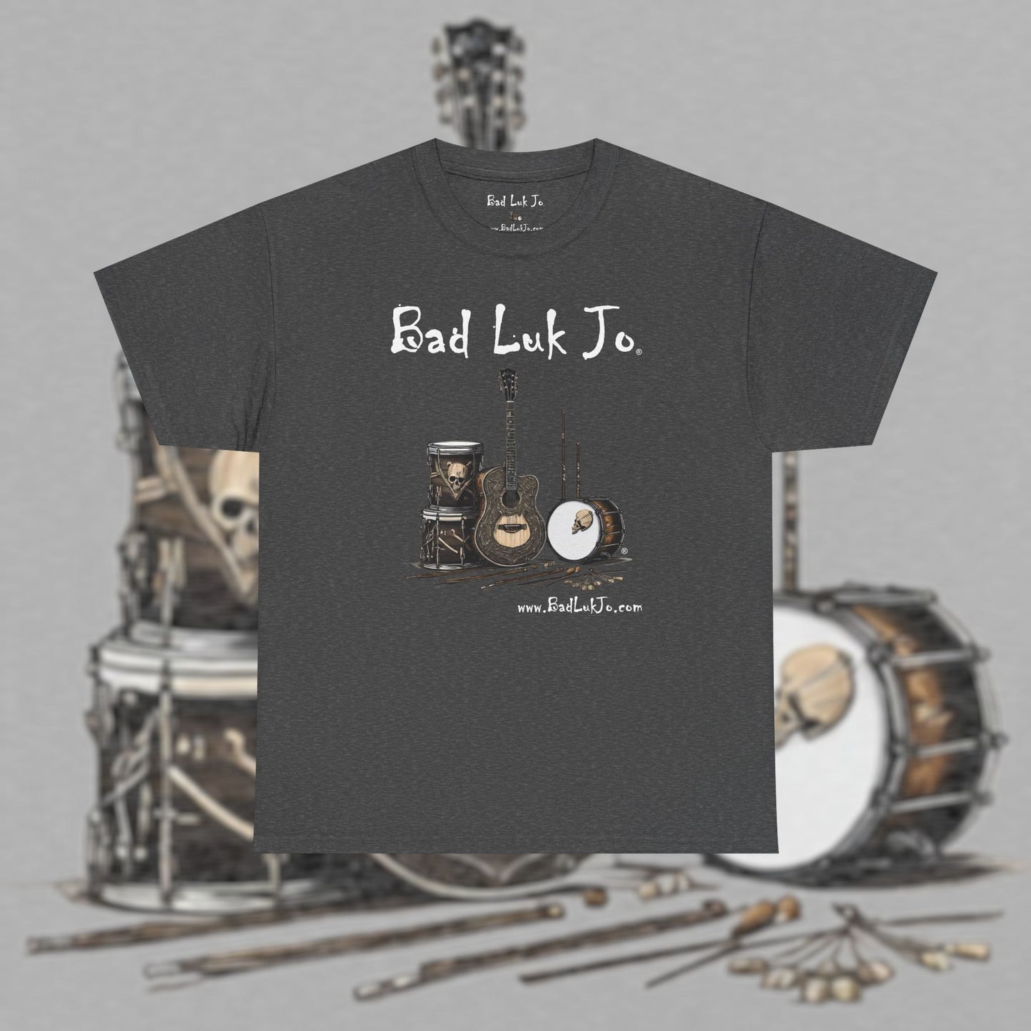 Bad Luk Jo Unisex Heavy Cotton Tee - Perfect Gift for Music Lovers - FREE ECONOMY SHIPPING