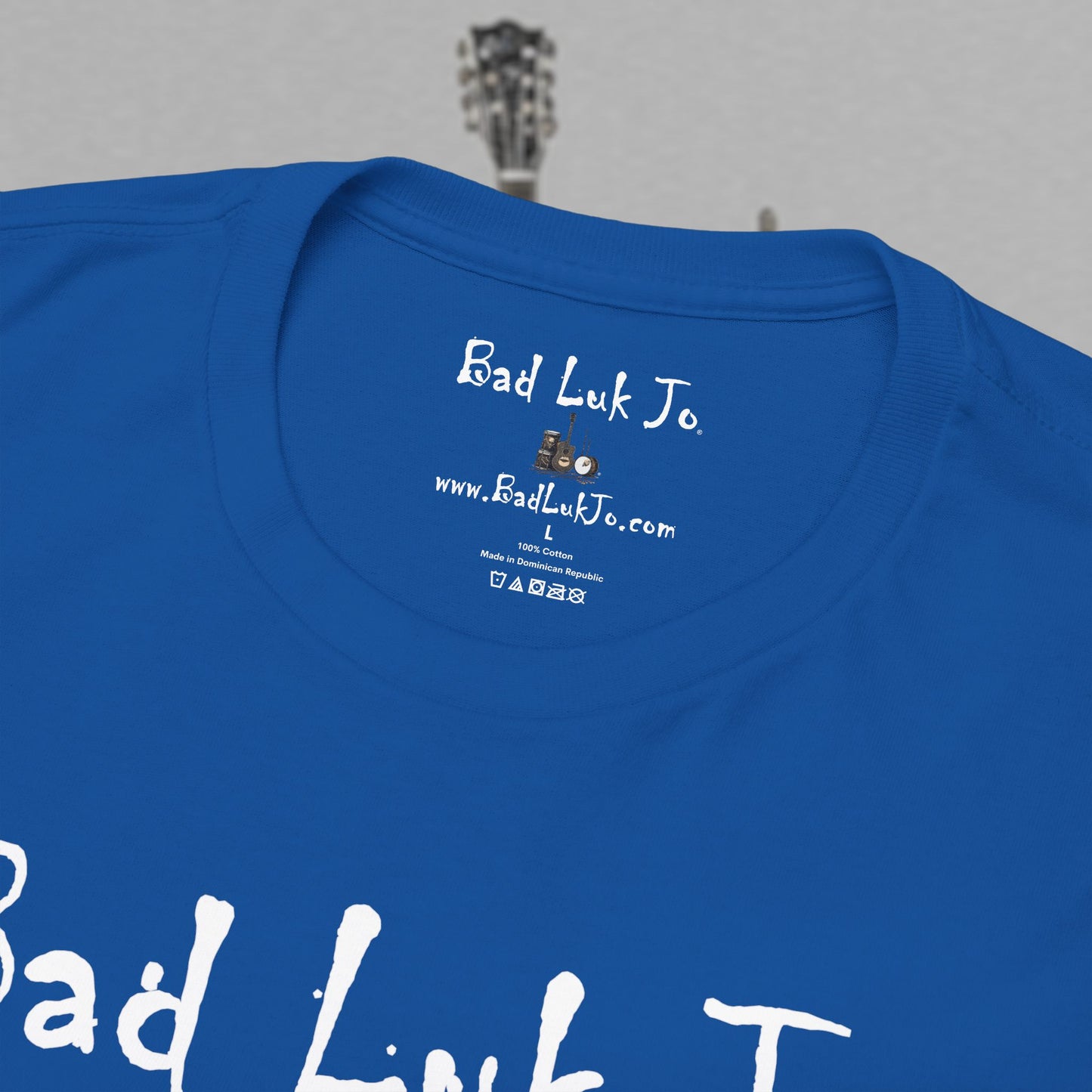 Bad Luk Jo Unisex Heavy Cotton Tee - "There's Good Luk in Every Cup" - Perfect Gift for Coffee Lovers - FREE ECONOMY SHIPPING