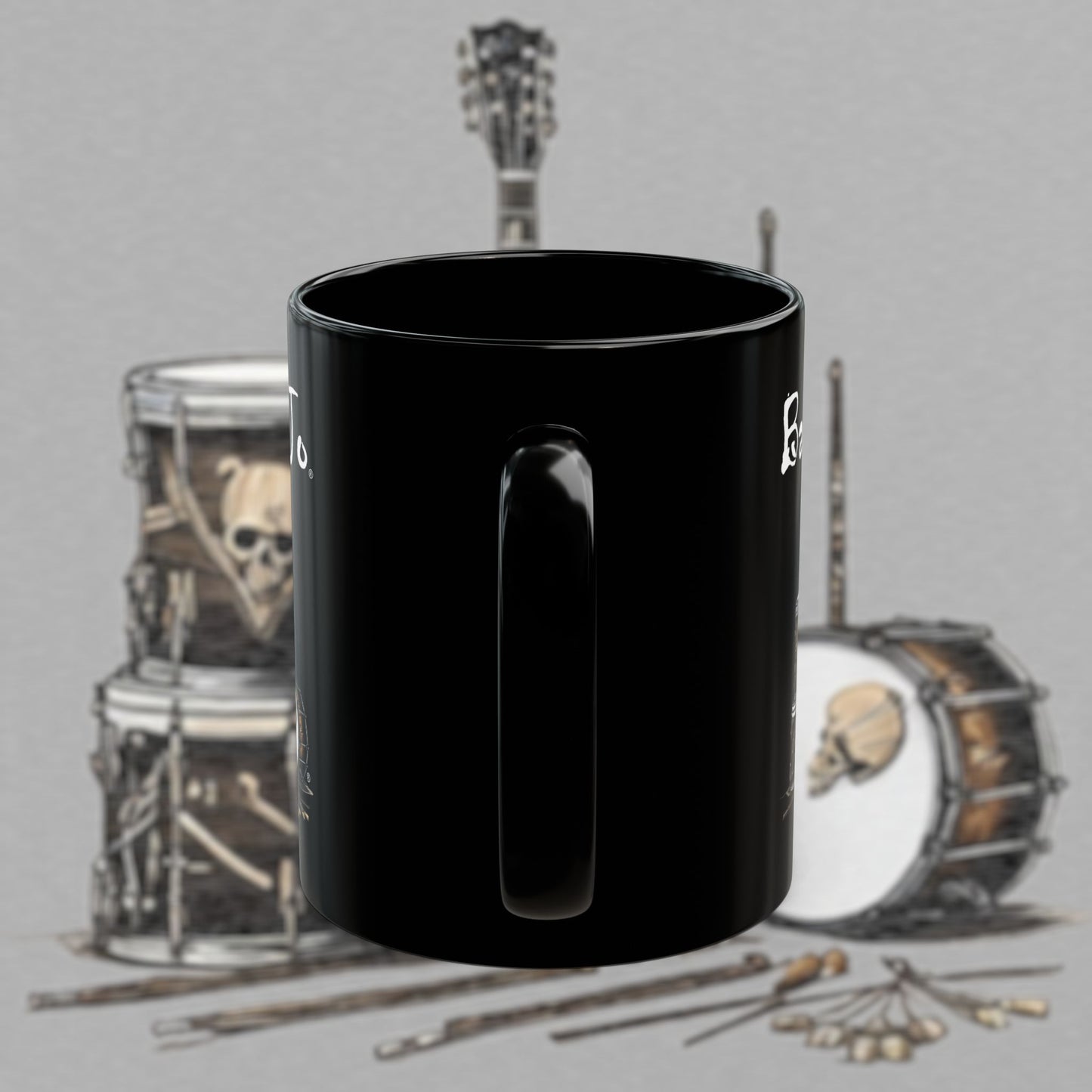 Bad Luk Jo - Unique Ceramic Coffee Mug - Perfect Gift for Fans and Coffee Lovers (Black) - 11oz. or 15oz. - FREE ECONOMY SHIPPING