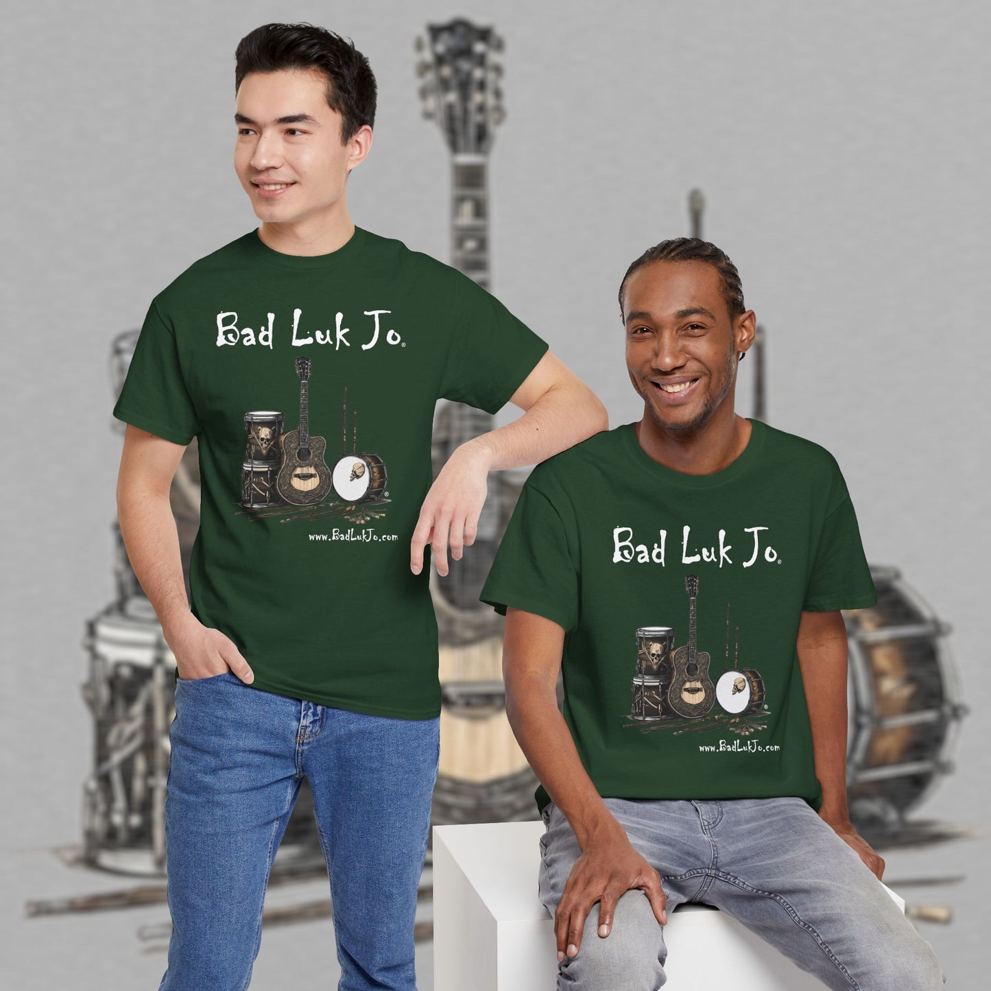 Bad Luk Jo Unisex Heavy Cotton Tee - Perfect Gift for Music Lovers - FREE ECONOMY SHIPPING