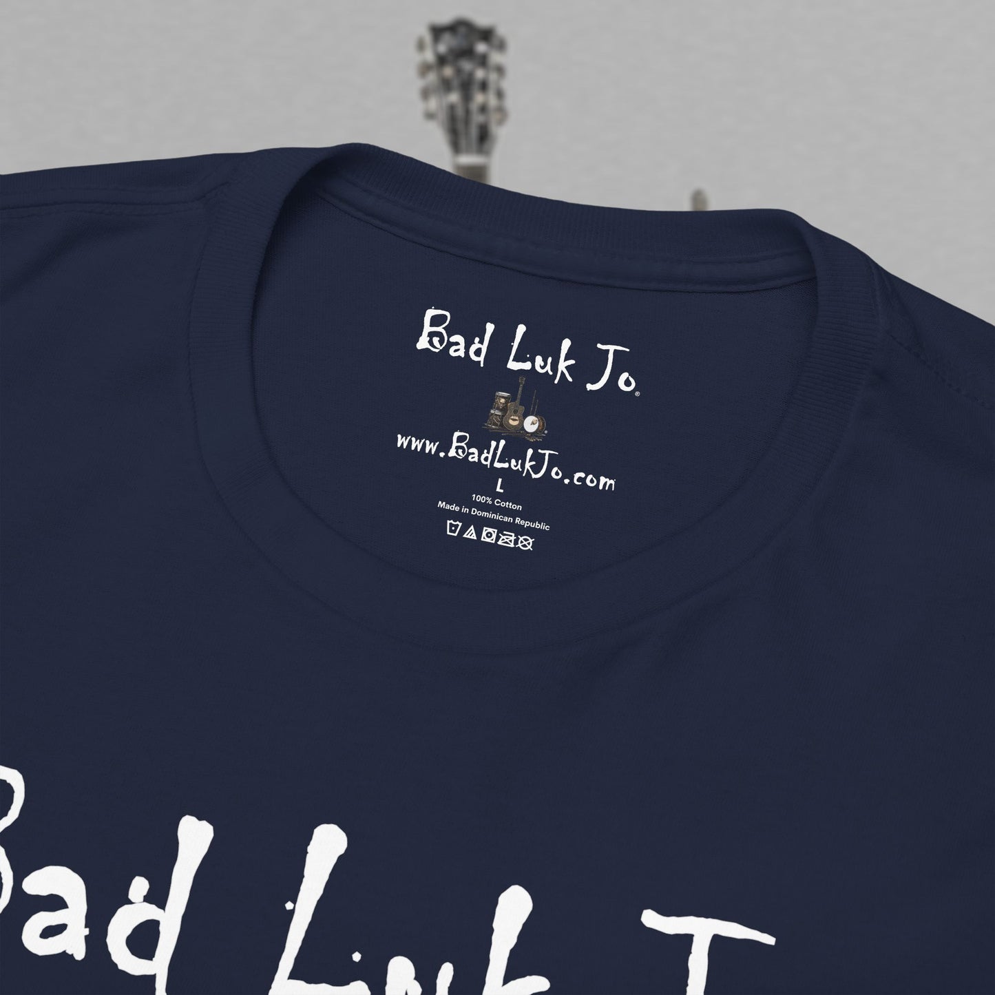 Bad Luk Jo Unisex Heavy Cotton Tee - "There's Good Luk in Every Cup" - Perfect Gift for Coffee Lovers - FREE ECONOMY SHIPPING