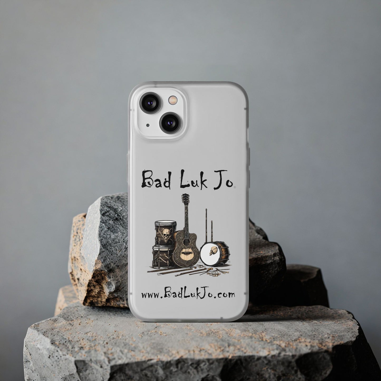 Bad Luk Jo iPhone Flexi Case - Perfect for Music Lovers! - FREE ECONOMY SHIPPING