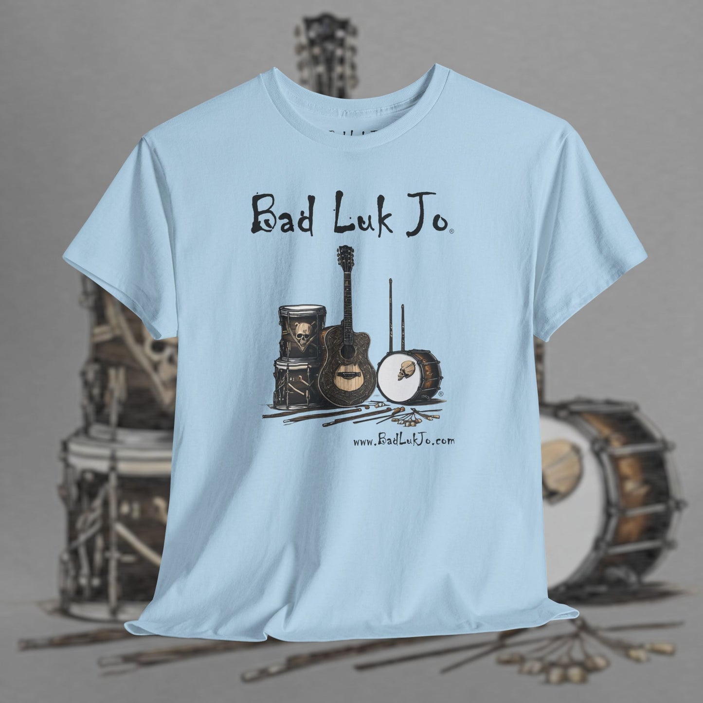 Bad Luk Jo Unisex Heavy Cotton Tee - Perfect Gift for Music Lovers - FREE ECONOMY SHIPPING