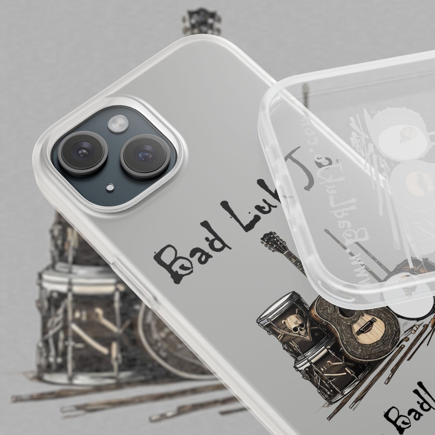 Bad Luk Jo iPhone Flexi Case - Perfect for Music Lovers! - FREE ECONOMY SHIPPING