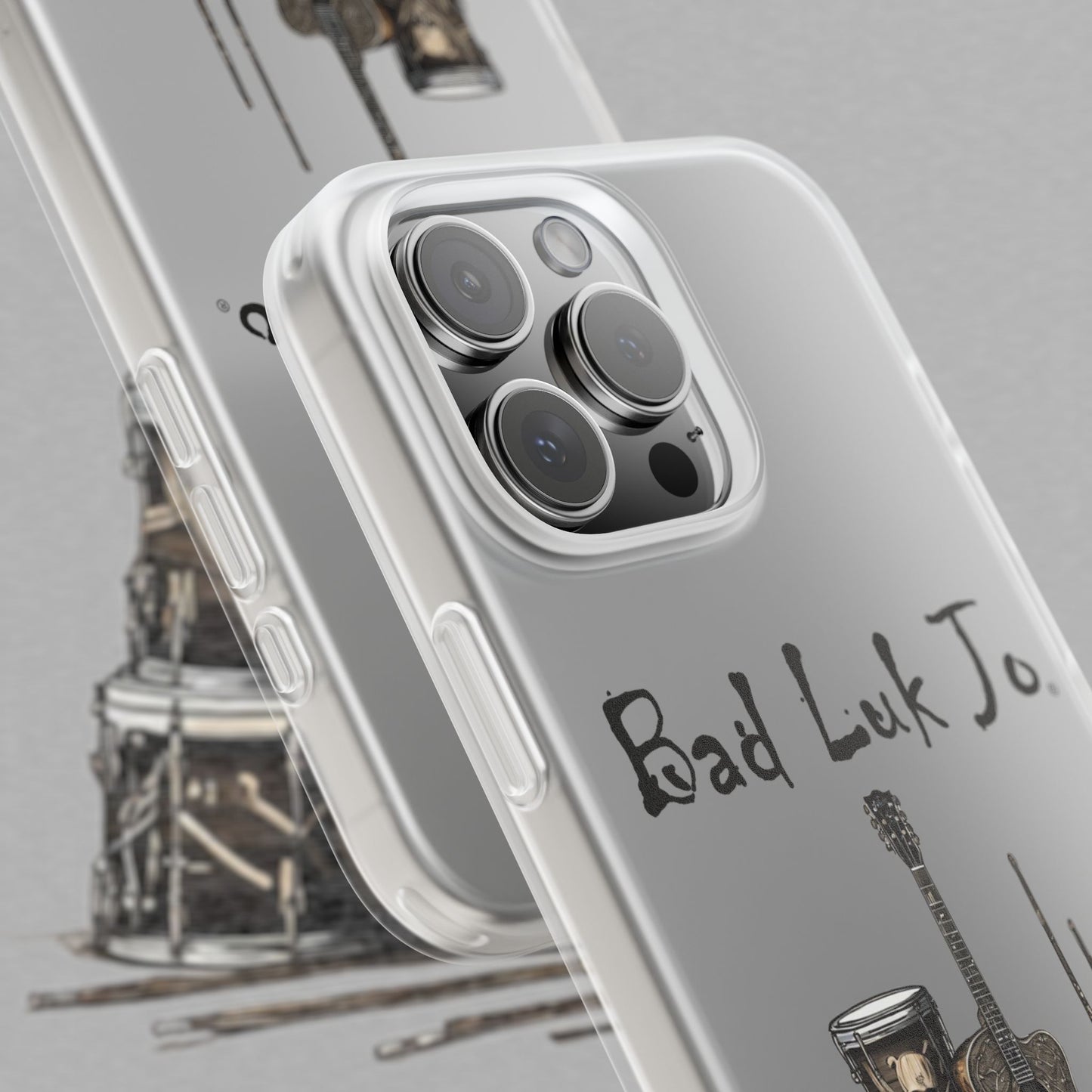 Bad Luk Jo iPhone Flexi Case - Perfect for Music Lovers! - FREE ECONOMY SHIPPING