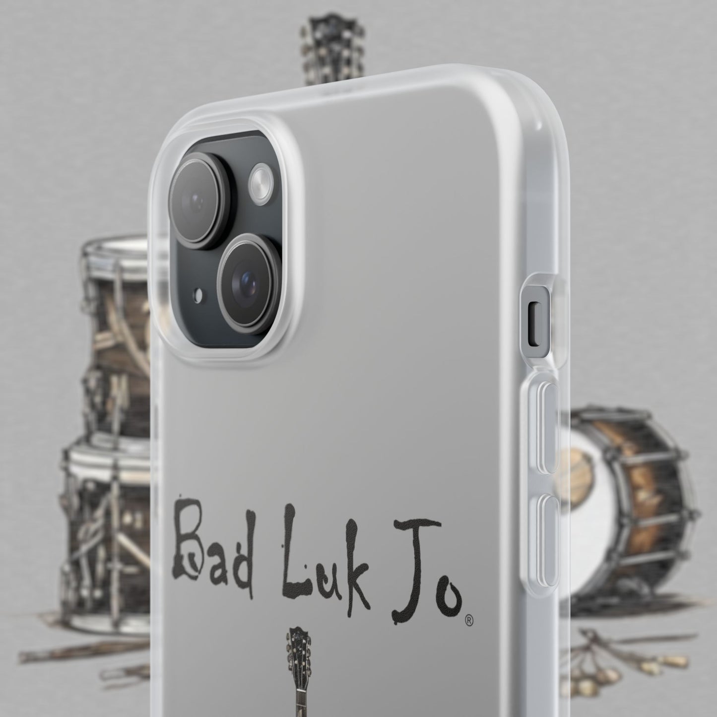 Bad Luk Jo iPhone Flexi Case - Perfect for Music Lovers! - FREE ECONOMY SHIPPING