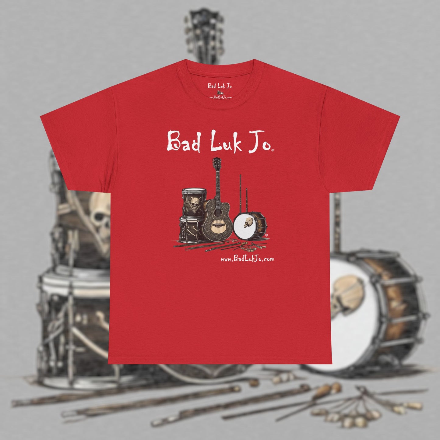 Bad Luk Jo Unisex Heavy Cotton Tee - Perfect Gift for Music Lovers - FREE ECONOMY SHIPPING