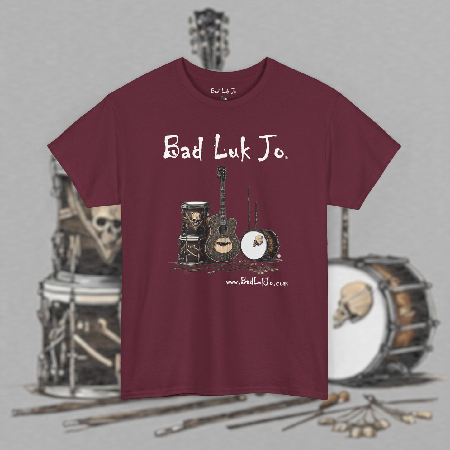 Bad Luk Jo Unisex Heavy Cotton Tee - Perfect Gift for Music Lovers - FREE ECONOMY SHIPPING