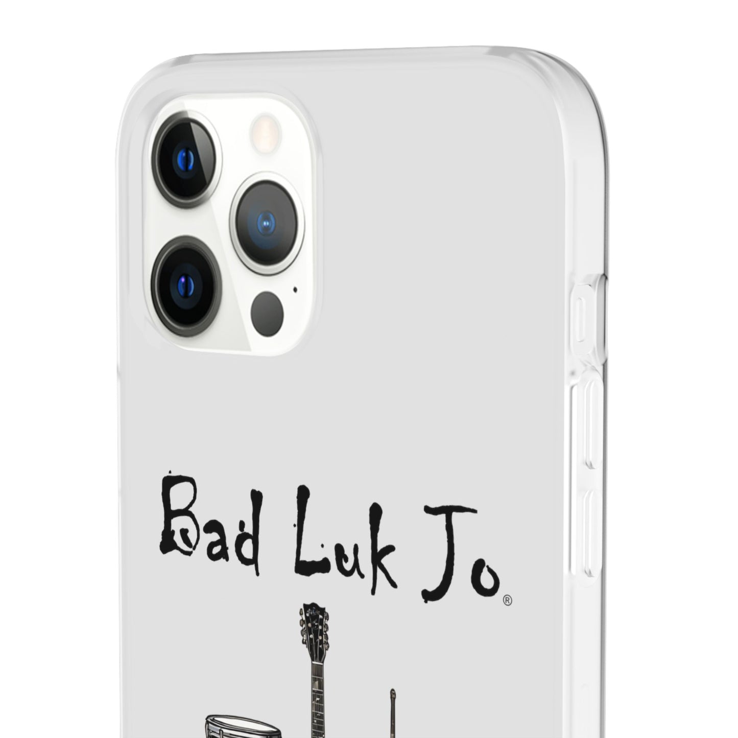 Bad Luk Jo iPhone Flexi Case - Perfect for Music Lovers! - FREE ECONOMY SHIPPING