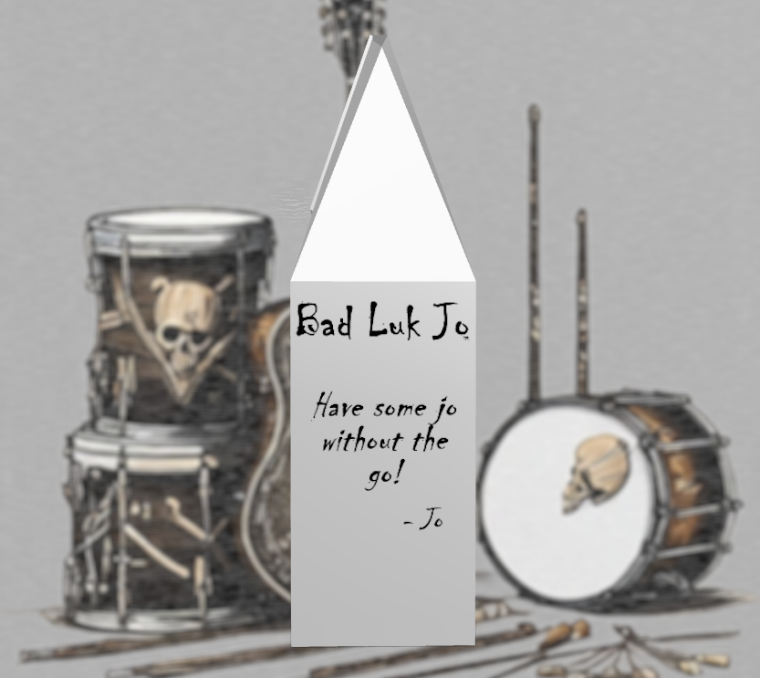 Bad Luk Jo Decaffeinated Ground Coffee - There's Good Luk in Every Cup - 12oz. - FREE STANDARD SHIPPING