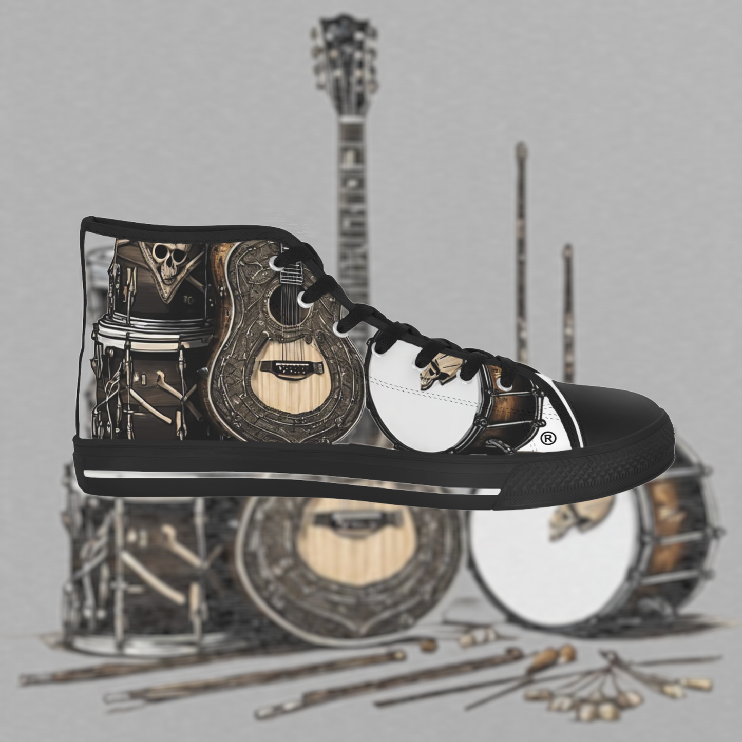 Bad Luk Jo Men's High Top Sneakers - FREE STANDARD SHIPPING