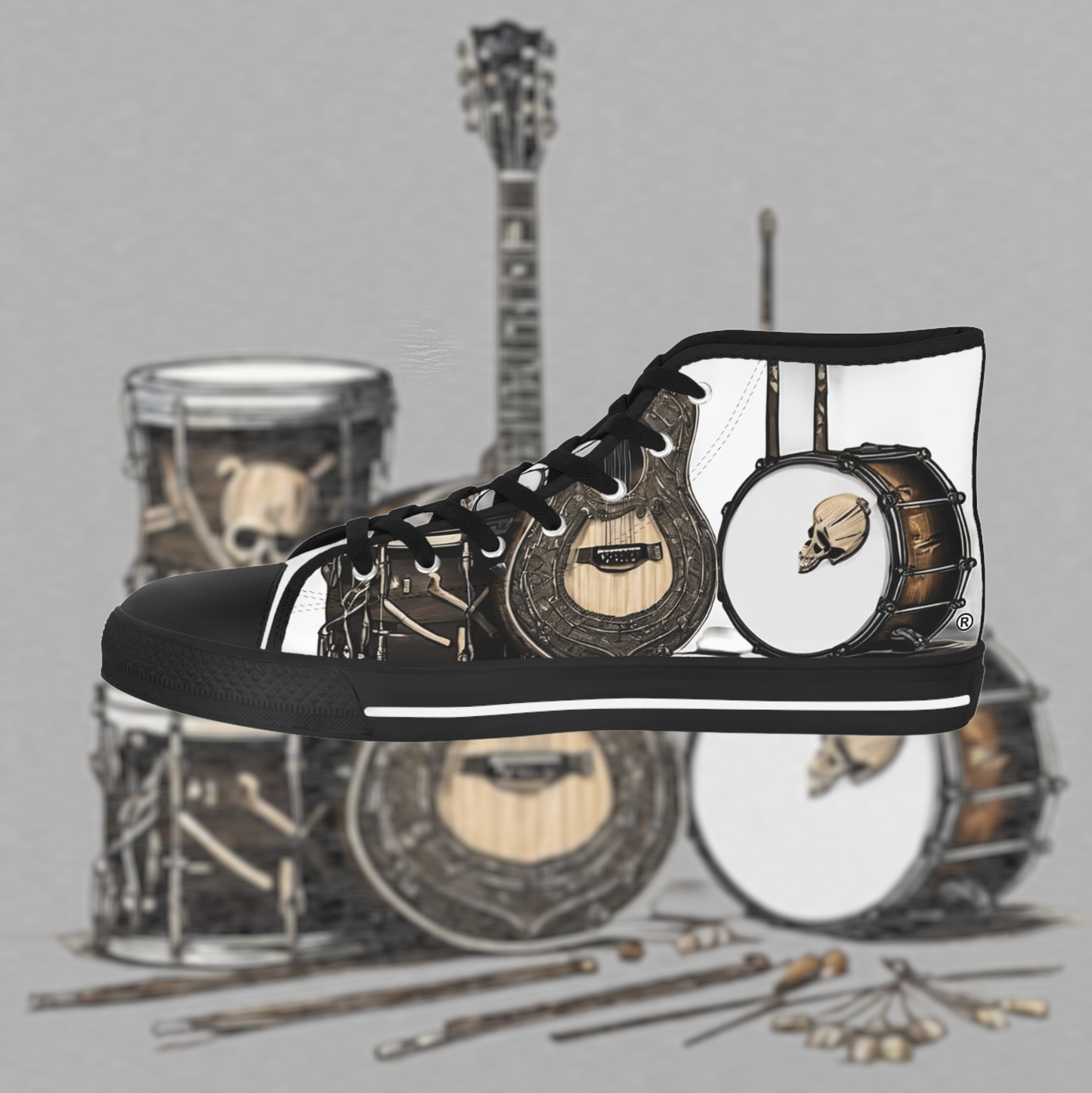 Bad Luk Jo Men's High Top Sneakers - FREE STANDARD SHIPPING